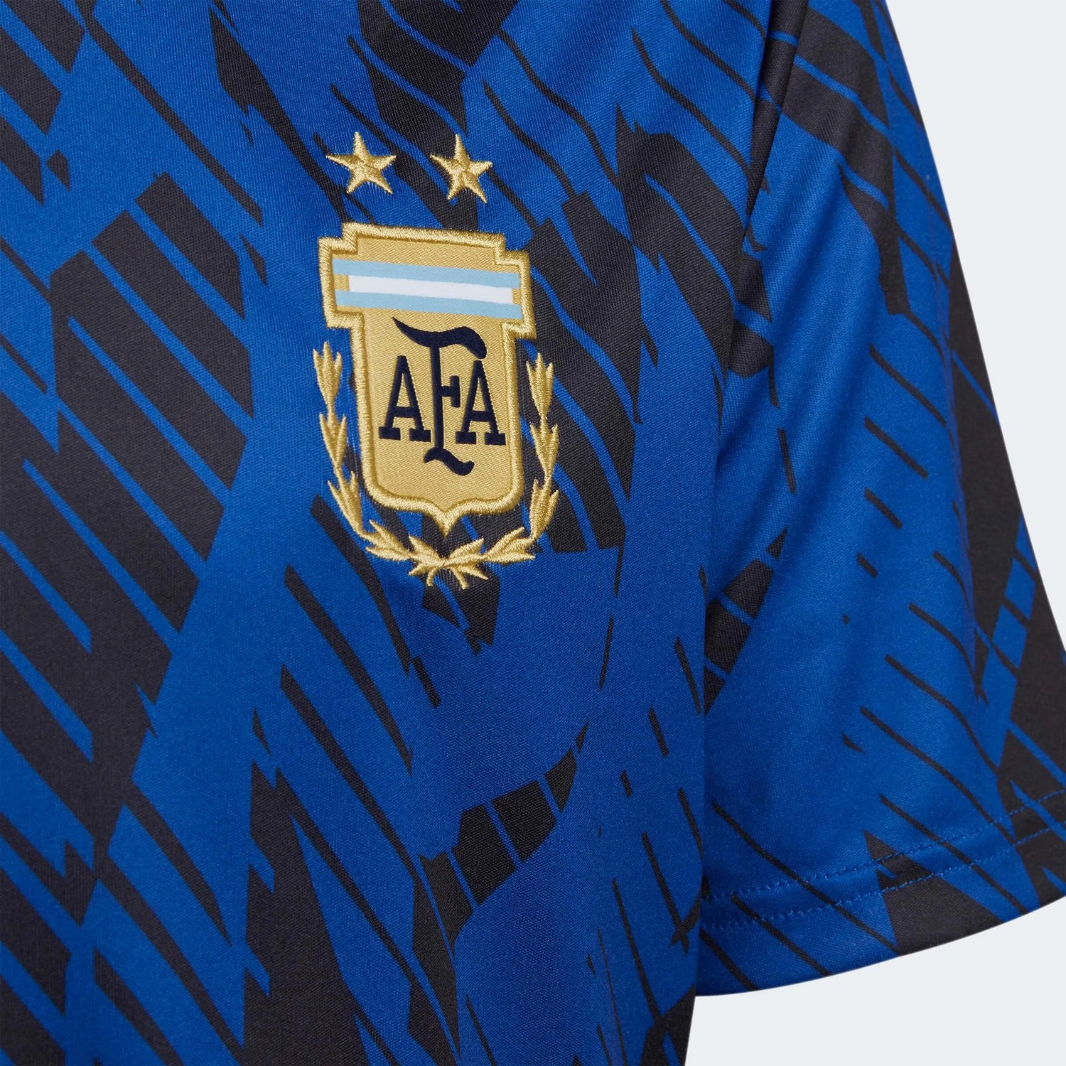 adidas 2022-23 Argentina Youth Pre-Match Jersey - Royal Blue-Black (Detail 1)