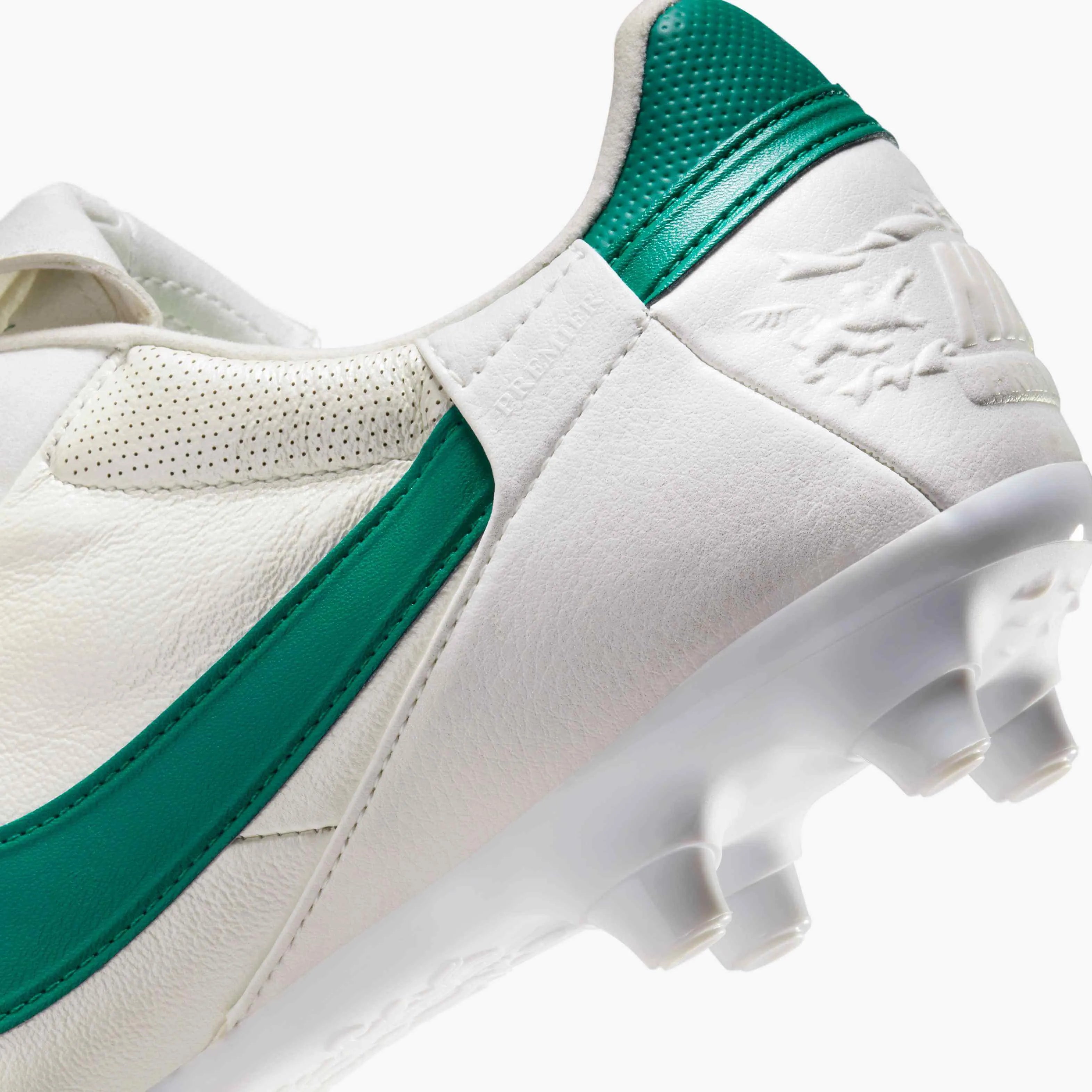 Nike Premier III FG Metallic Summit White-Mystic Green (Detail 4)