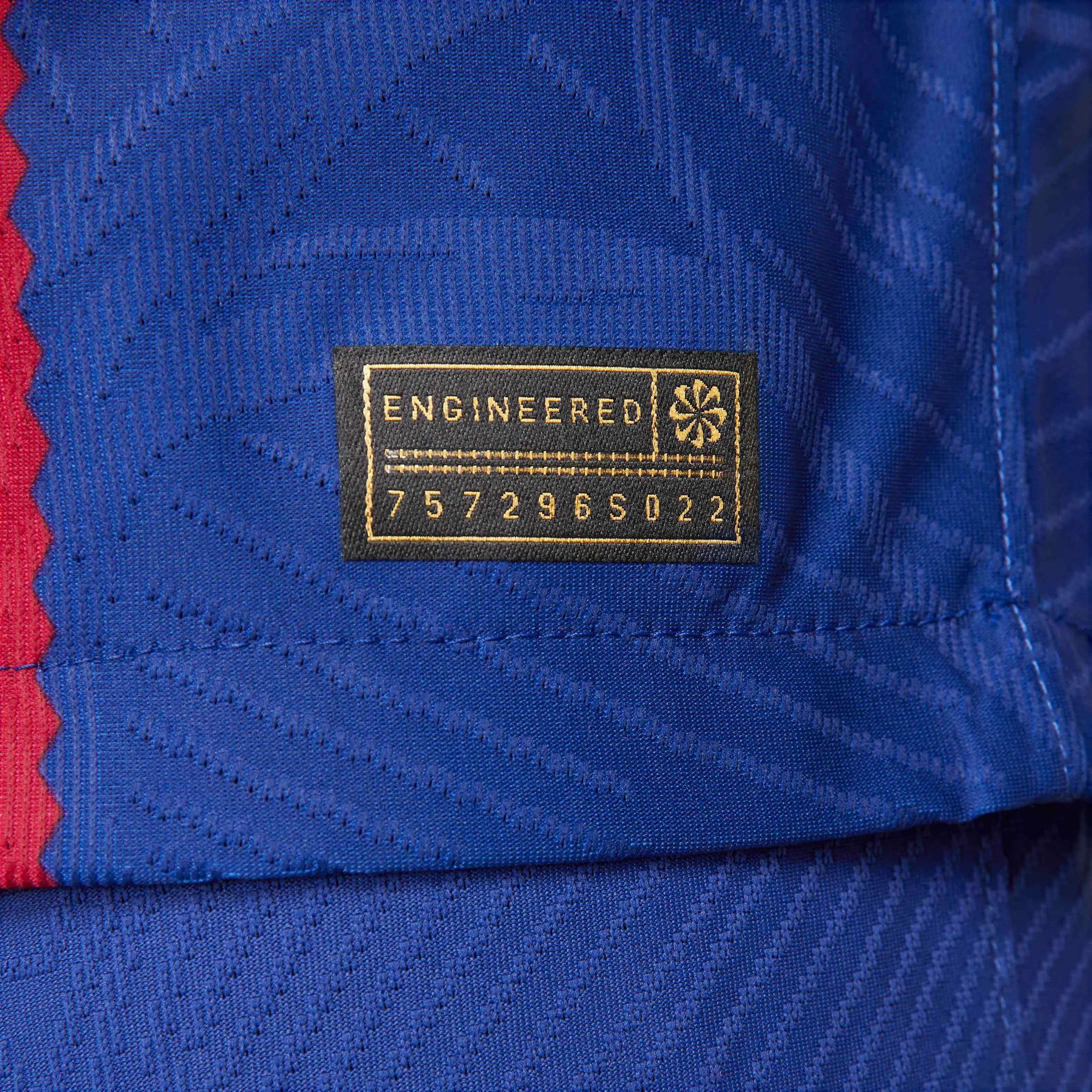 Nike 2023-24 Barcelona Men's Authentic Home Jersey (Detail 4)