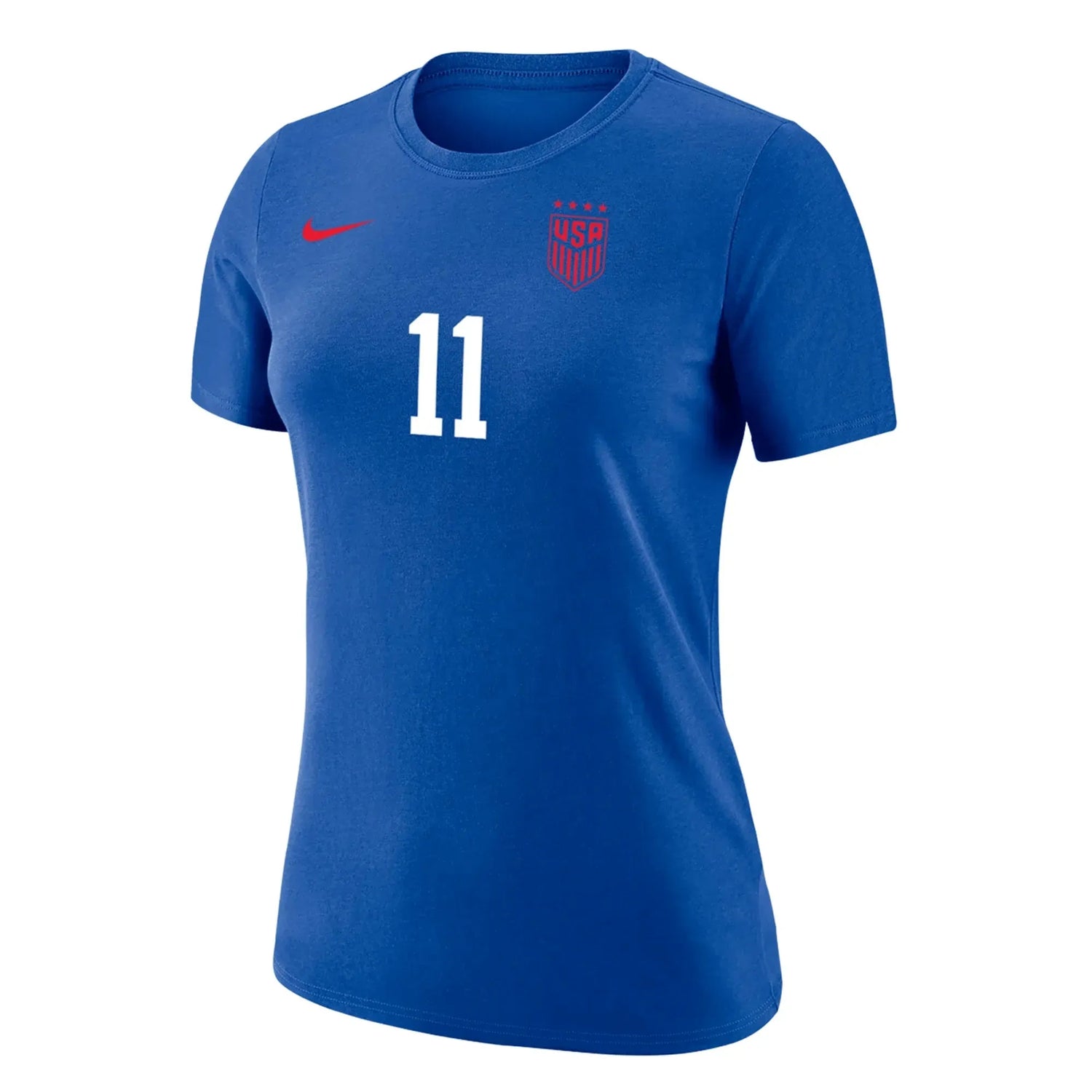 Nike 2023-24 USA Women's 4-Star Smith 11 Tee Royal (Front)