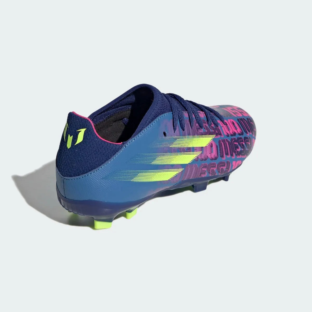 Adidas JR X Speedflow MESSI .3 FG - Blue-Pink-Yellow (Diagonal 2)