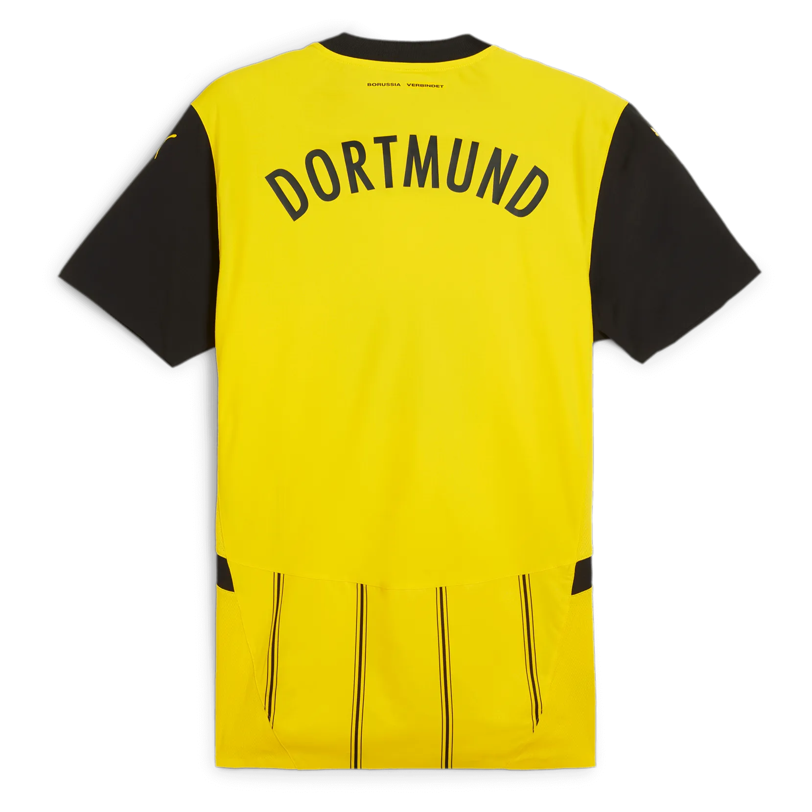 Puma 2024-25 Borussia Dortmund Men's Authentic Home Jersey (Back)