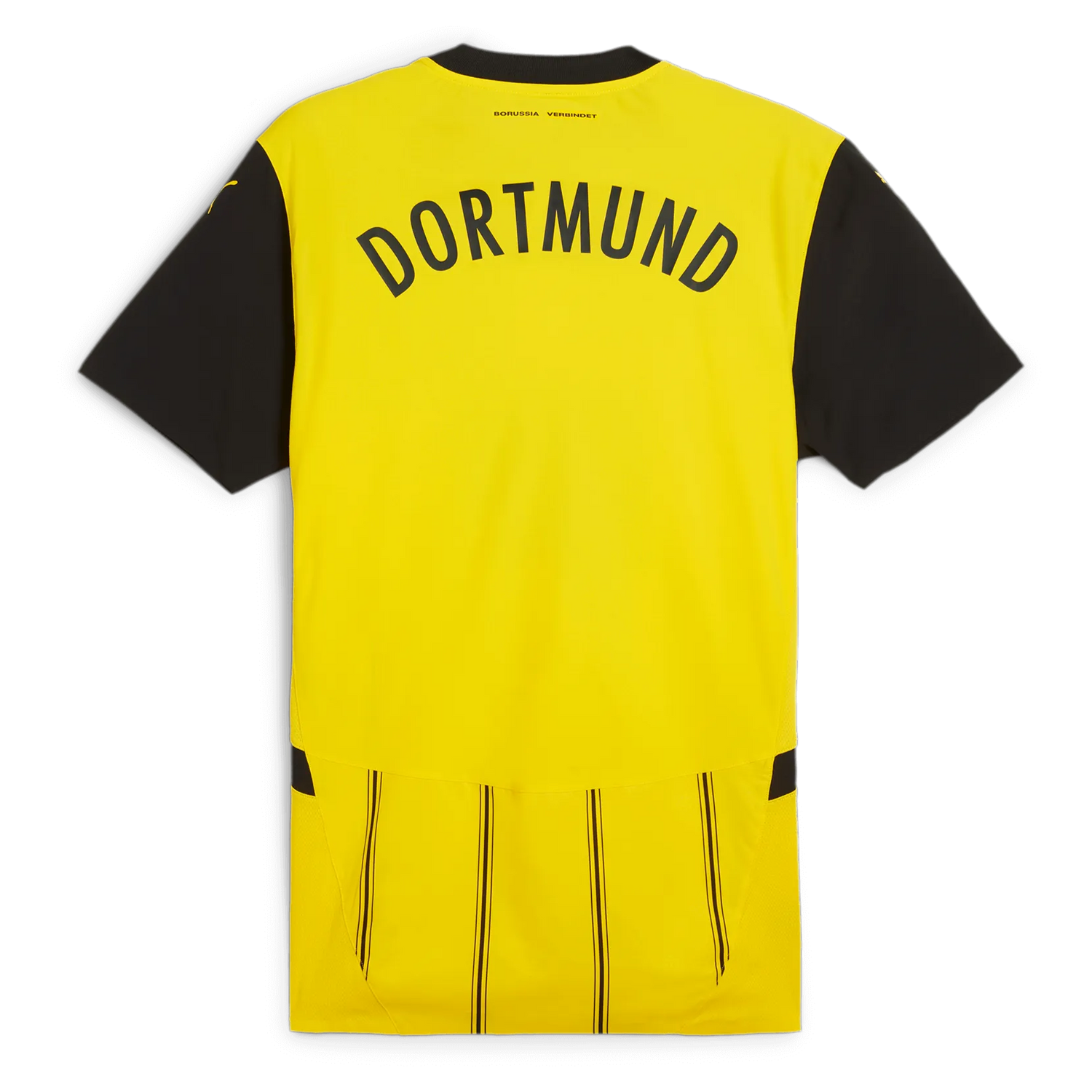 Puma 2024-25 Borussia Dortmund Men's Authentic Home Jersey (Back)