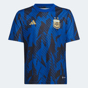 adidas 2022-23 Argentina Youth Pre-Match Jersey - Royal Blue-Black (Front)
