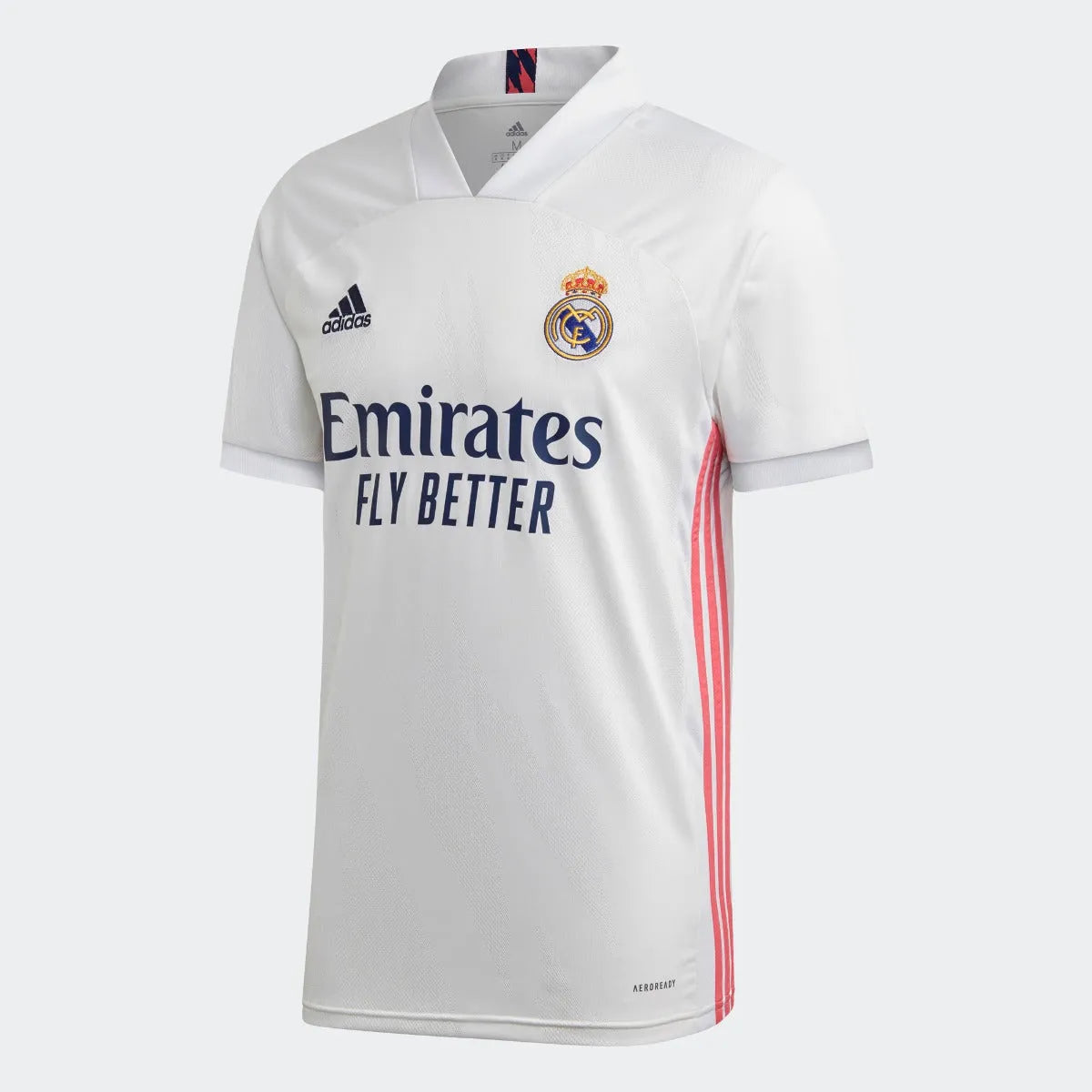 Adidas 2020-21 Real Madrid Home Jersey - White-Pink