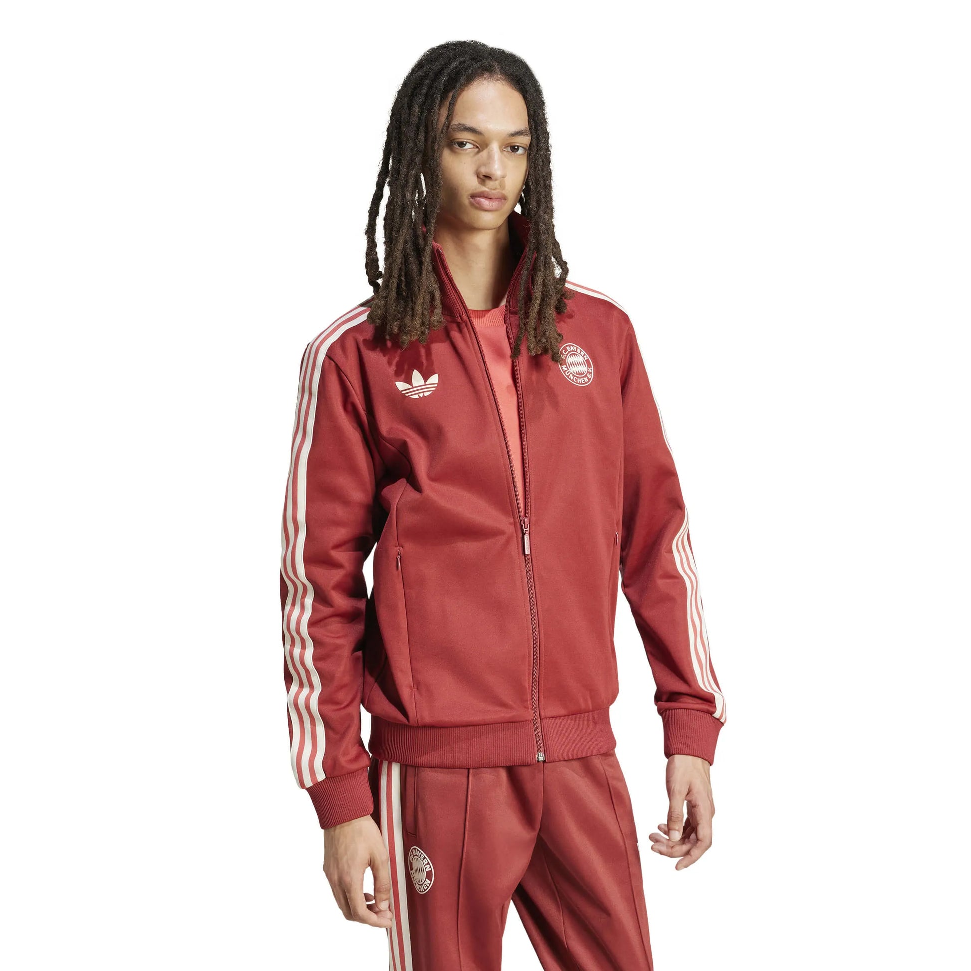 adidas 2024-25 Bayern Munich Men's Originals Track Top (Model - Side)
