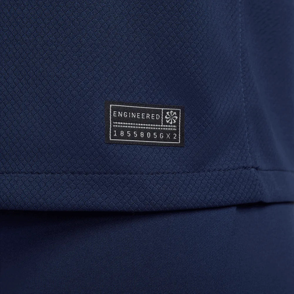 Nike 2022-23 France Home Long Sleeve Jersey Navy-Gold (Detail 4)