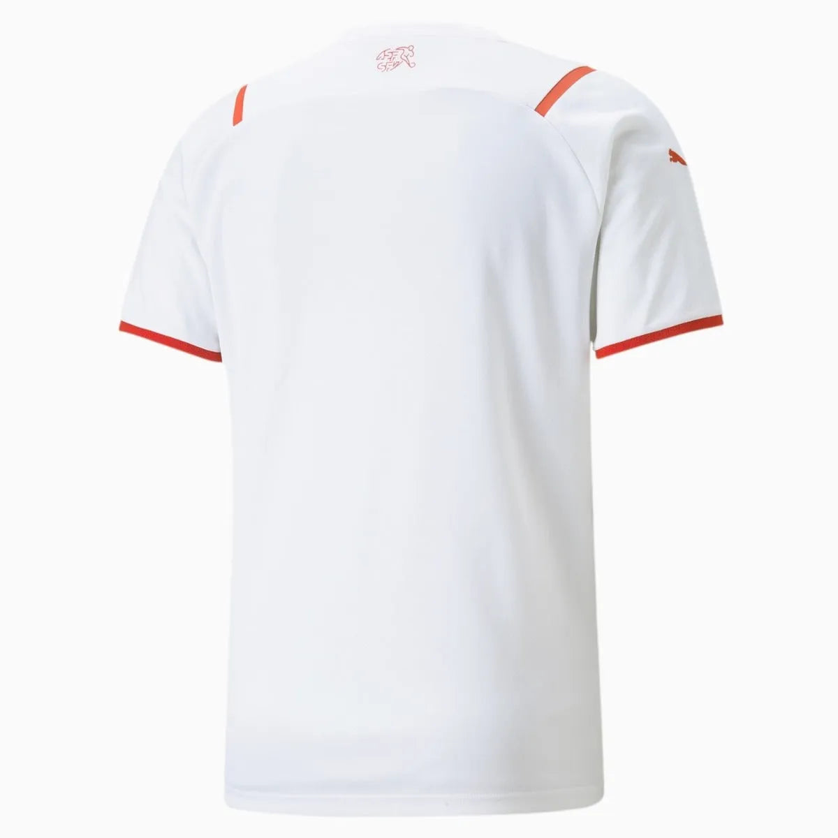Puma 2021-22 Switzerland Away Jersey - White Red (Back)