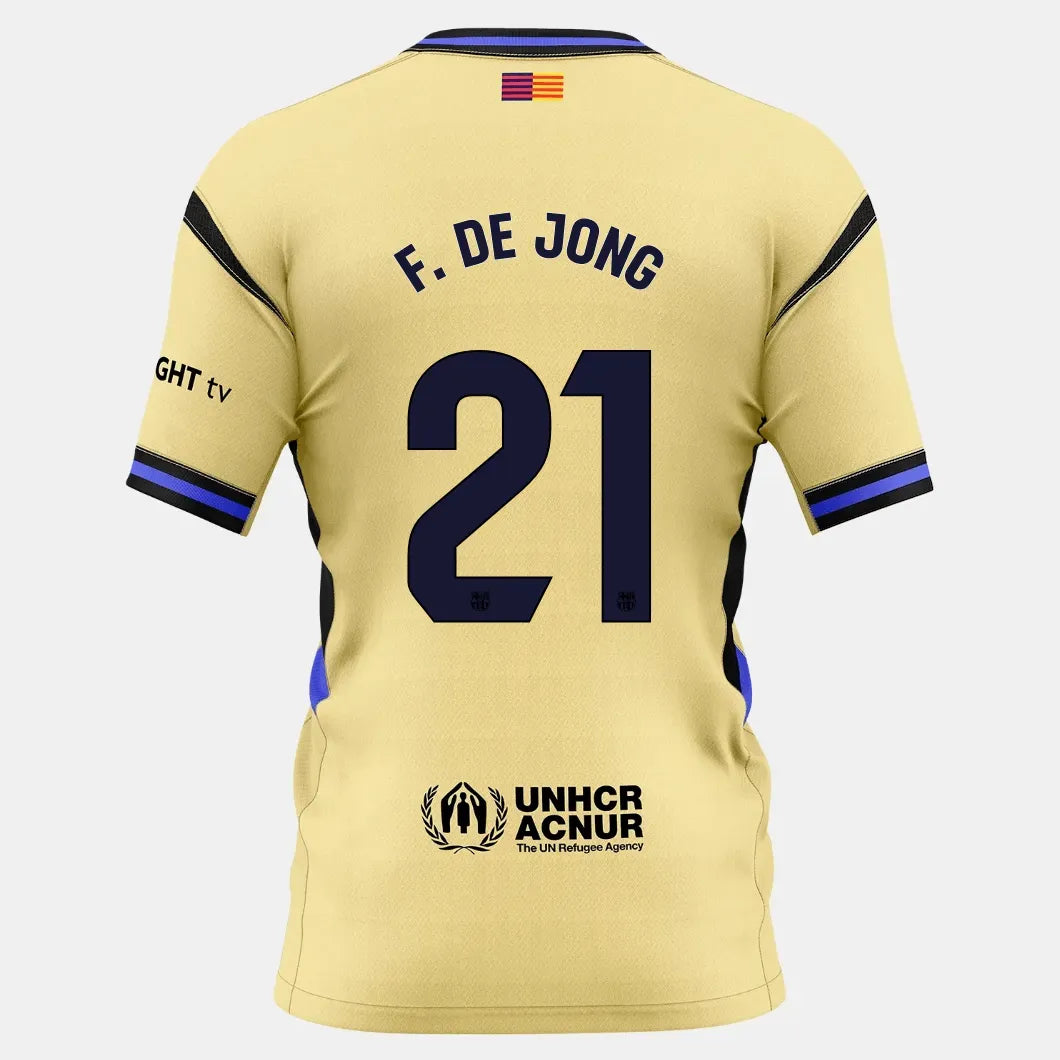 Nike 2025-26 Barcelona Men's Stadium Away Soccer Jersey (F. de Jong)