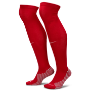 Nike 2023-24 Liverpool Home Strike Knee-High Socks (Pair - Lateral)