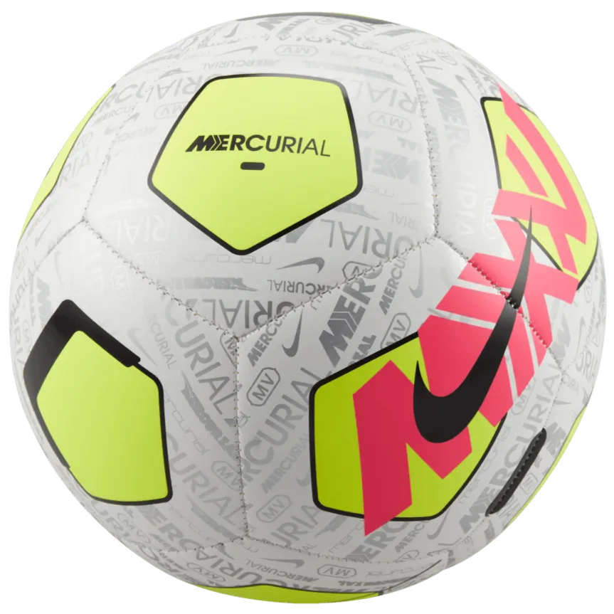 Nike Mercurial Fade XXV Ball - White - Volt - Black - Hyper Pink (Back)