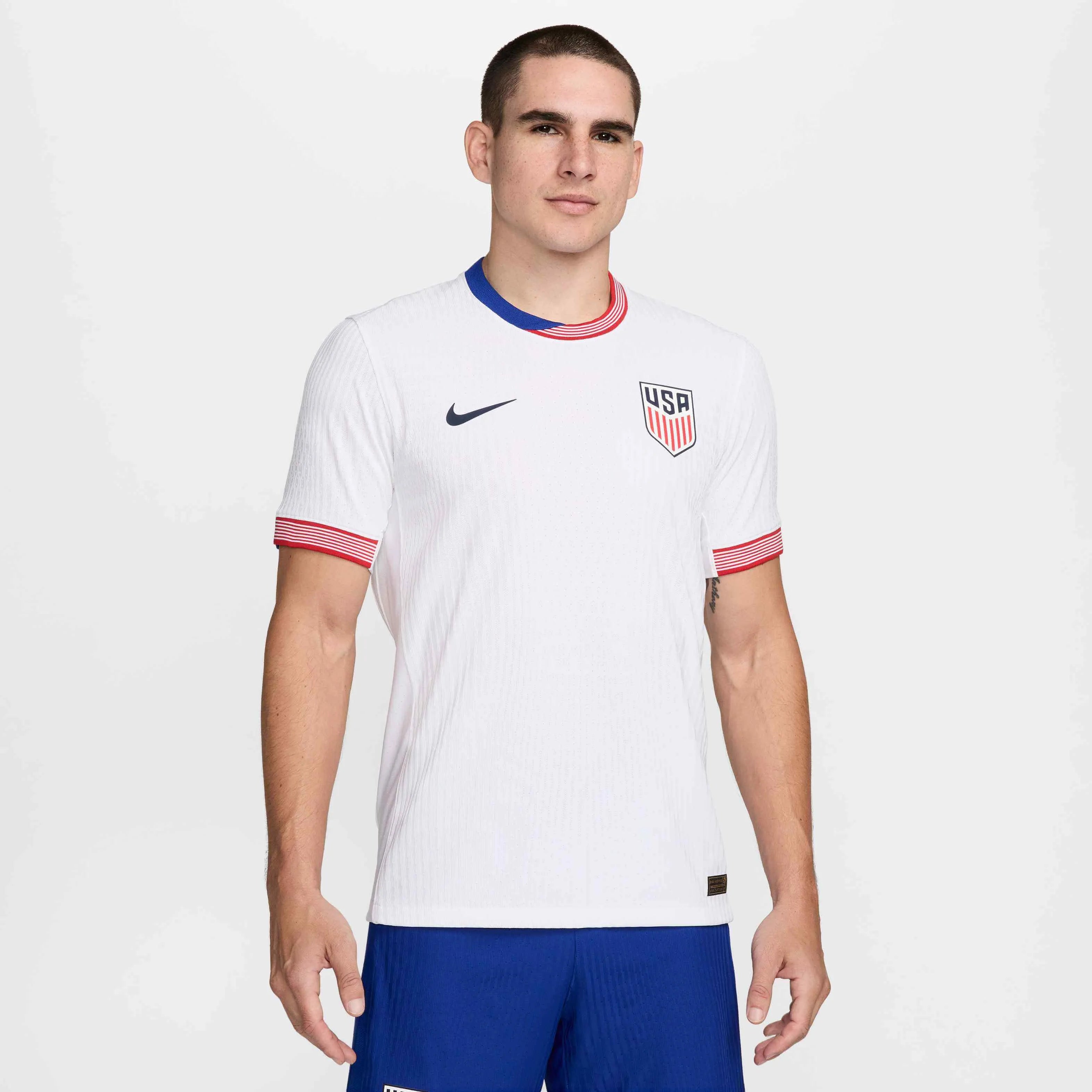 Nike 2024-25 USA Men's Authentic Home Jersey (Model - Front)