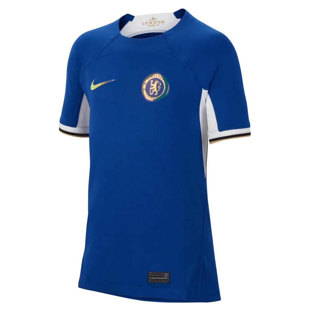 Nike 2023-24 Chelsea Youth Stadium Home Jersey (Front)