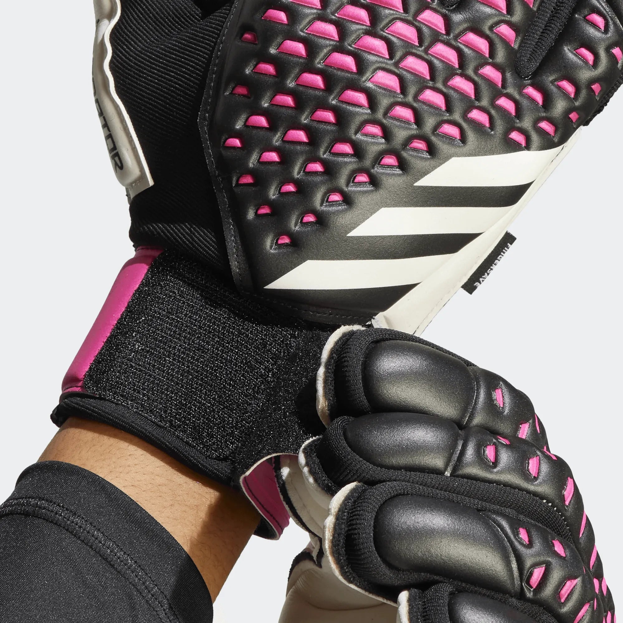 adidas Predator GL Match Fingersave - Black - Pink - White (Detail 1)