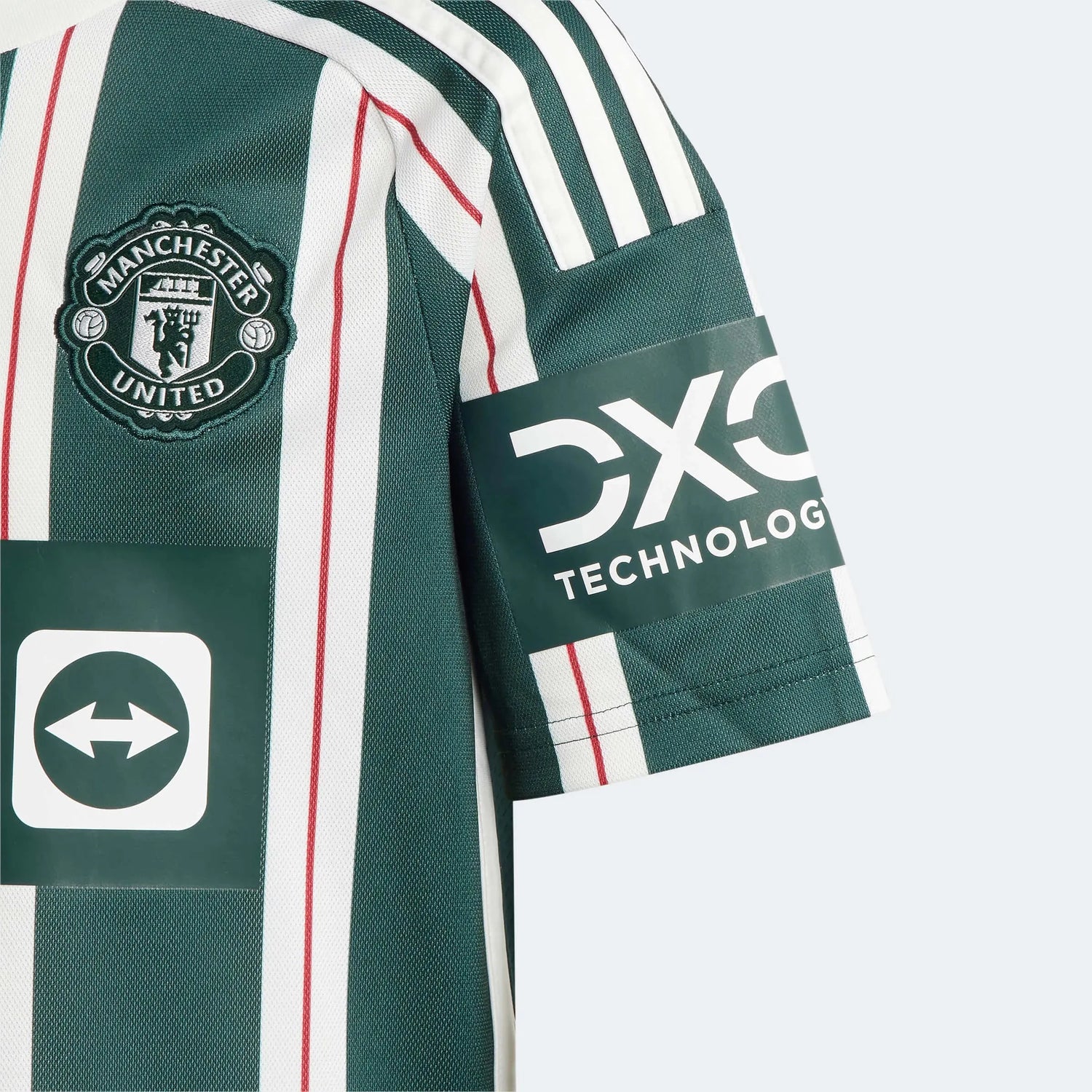 adidas 2023-24 Manchester United Youth Stadium Away Jersey (Detail 2)