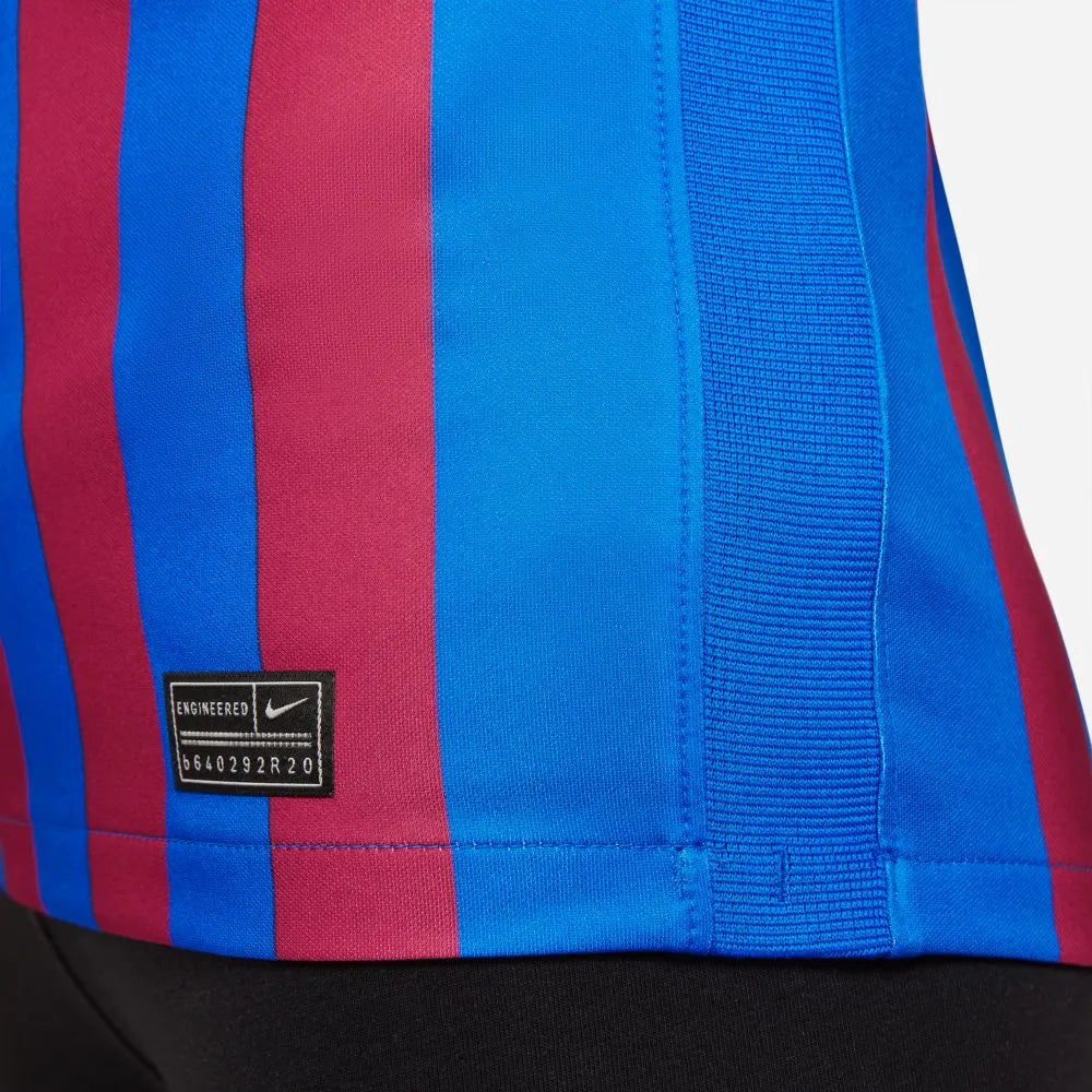 Nike 2021-22 Barcelona Youth Home Jersey - Soar-Pale Ivory (Detail 4)