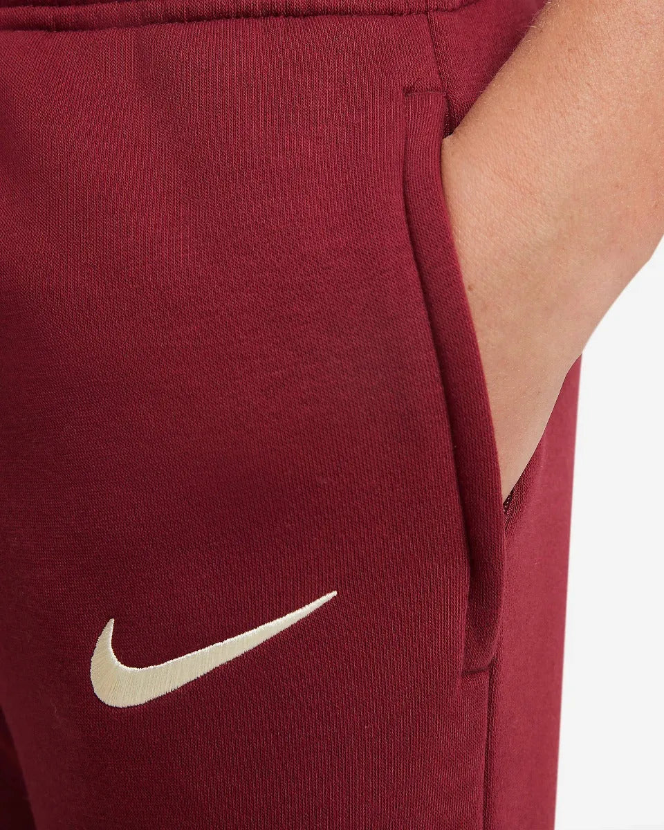Nike 2021-22 Liverpool Youth Fleece Pants - Team Red (Detail 4)
