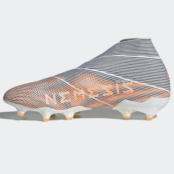 Adidas Nemeziz FG White-Black-Orange Soccer Cleats ProSoccer CA
