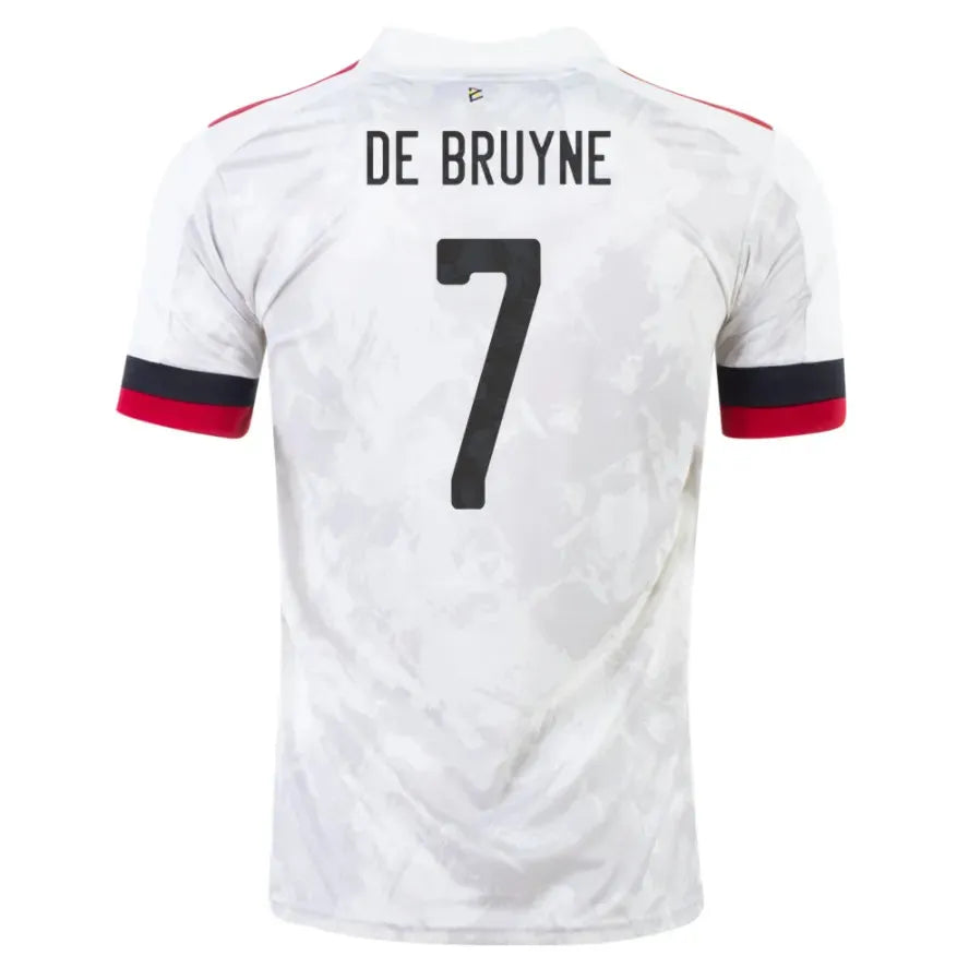adidas 2020-21 Belgium Away Jersey - White-Red