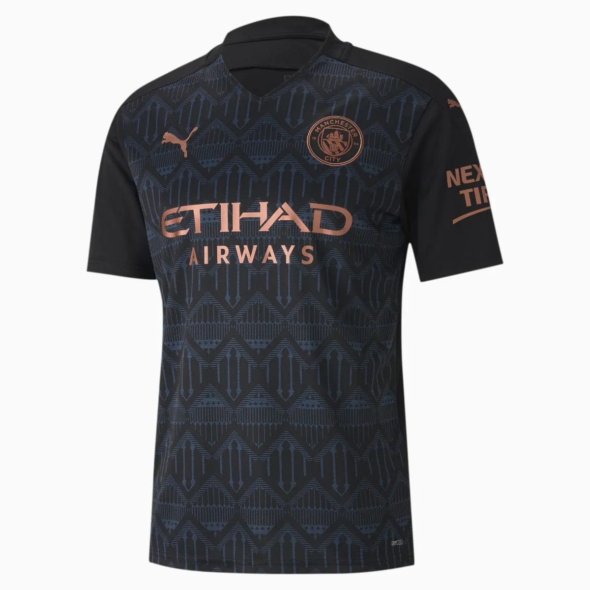 Puma 2020-21 Manchester City Away Jersey - Black-Blue-Gold