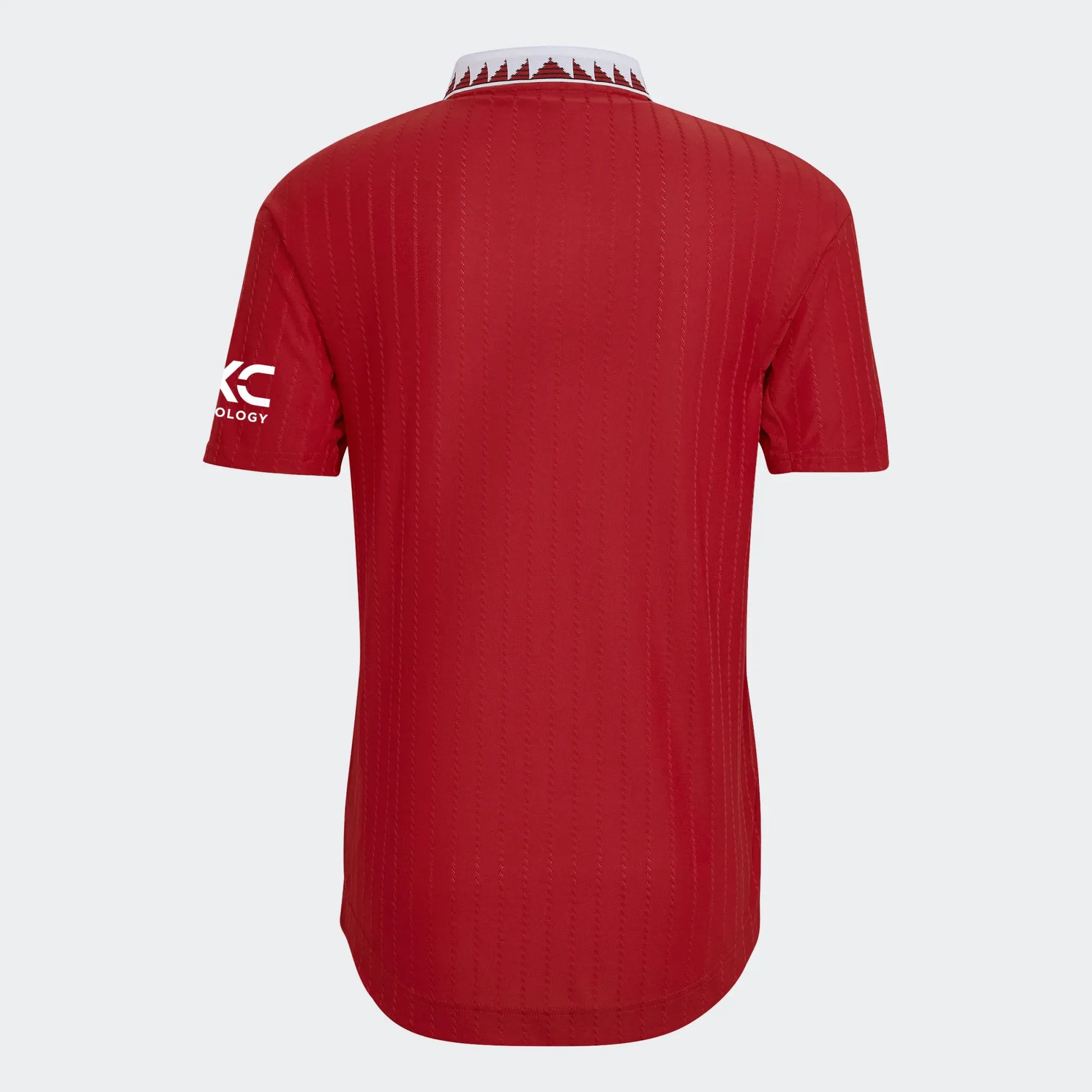adidas 2022-23 Manchester United Authentic Home Jersey - Red-White (Back)