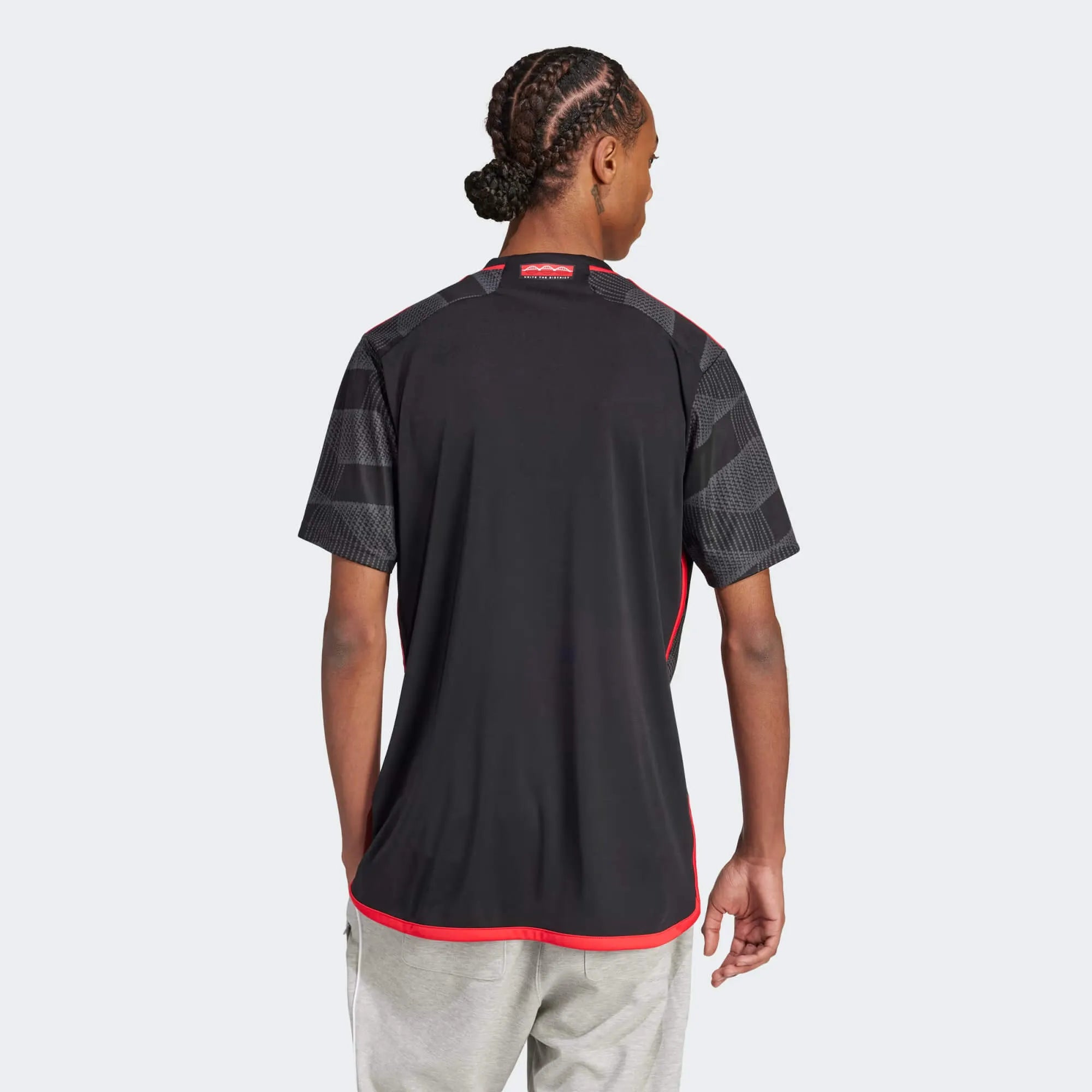 adidas 2024-25 DC United Men's Stadium Home Jersey (Model - Back)