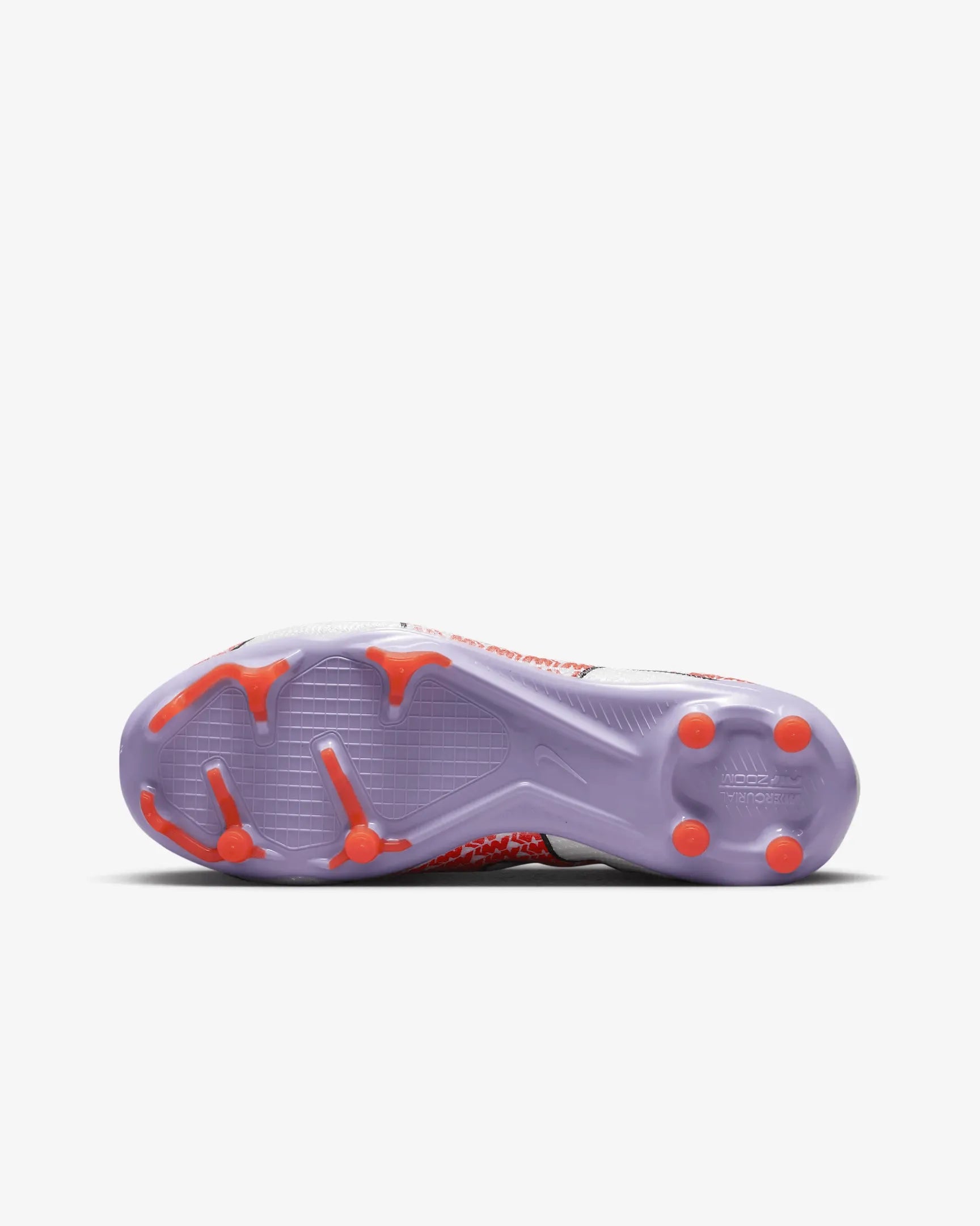 Nike JR Zoom Superfly 9 Pro FG - White-Red-Purple (Bottom)
