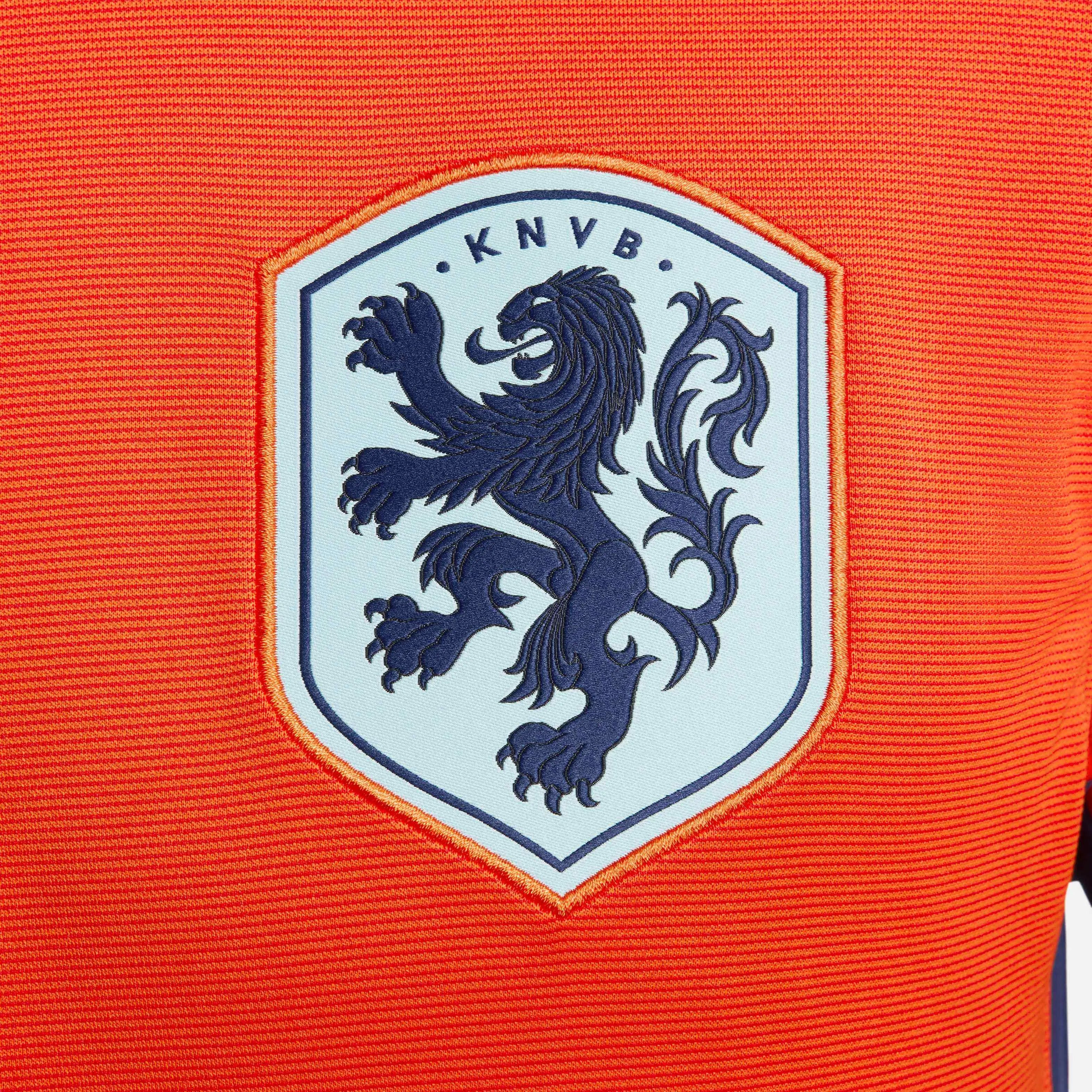 Nike 2024-25 Netherlands Men's Stadium Home Jersey (Detail 3)