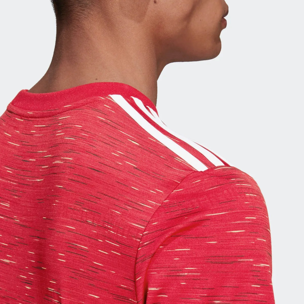 Adidas 2020-21 Manchester United Home Long Sleeve Jersey - Red-White