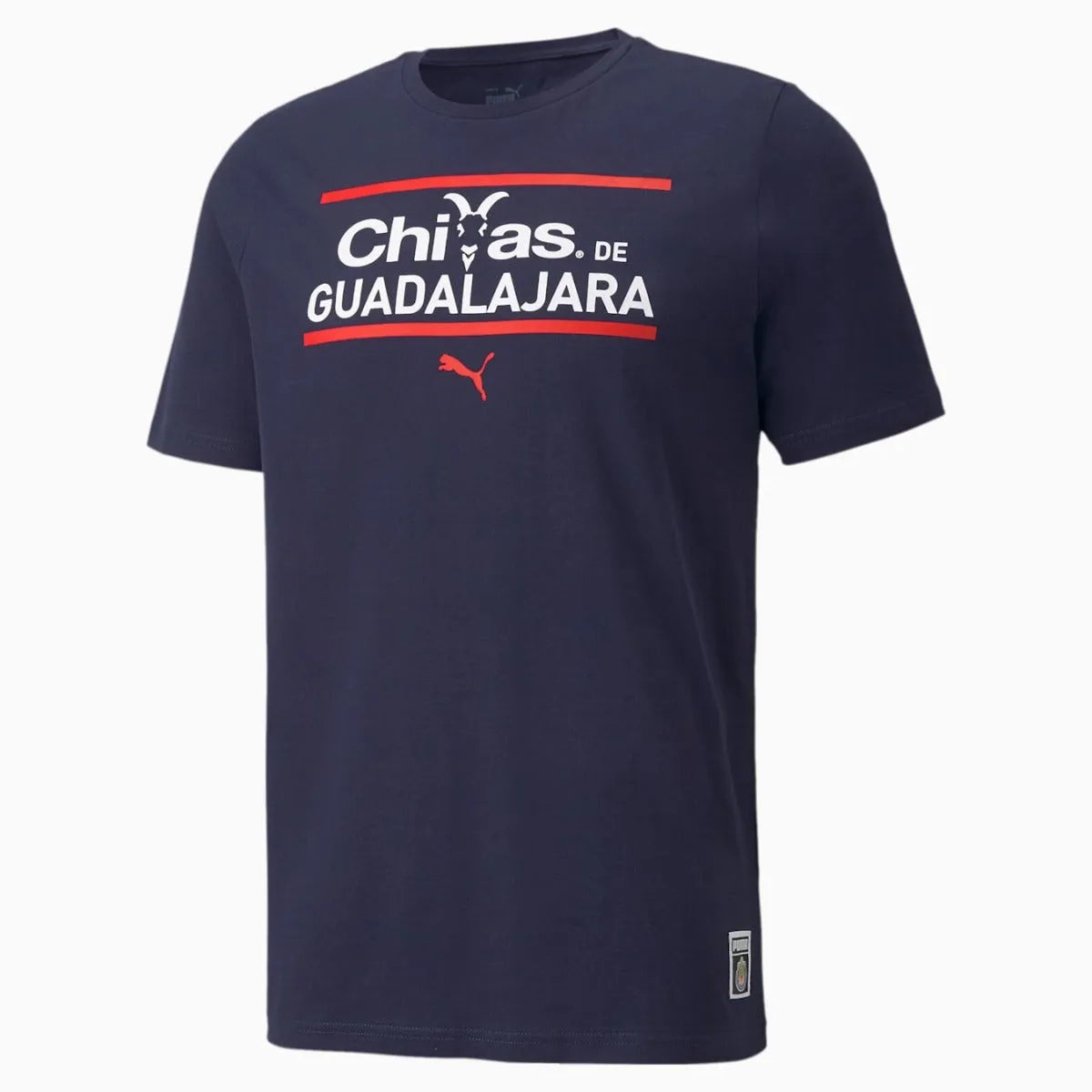 Puma 2021-22 Chivas ftblCORE Tee - Navy (Front)