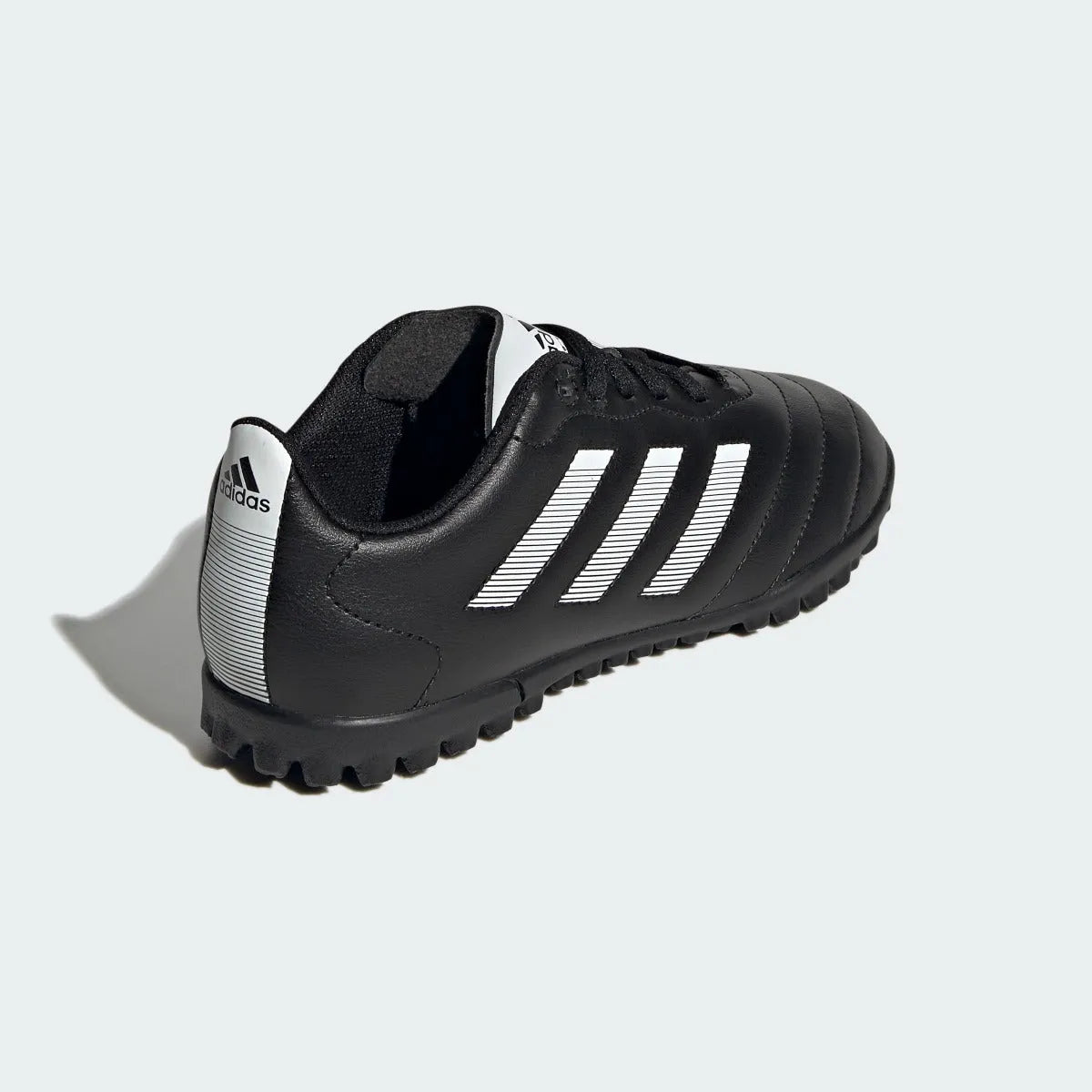 adidas Kids Goletto VIII Turf - Black-White  (Diagonal 2)