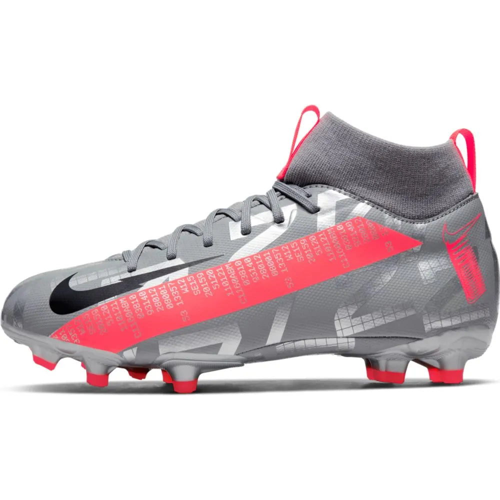 Nike JR Superfly 7 Academy FG - Grey-Red
