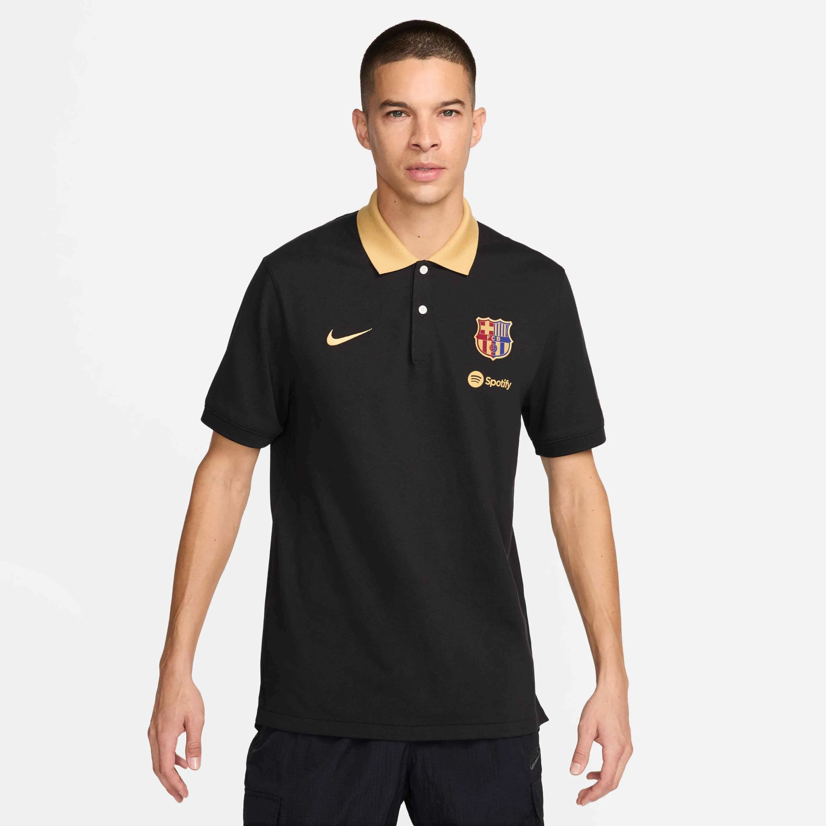 Nike 2024-25 Barcelona Men's The Nike Polo 2.0 (Model - Front)