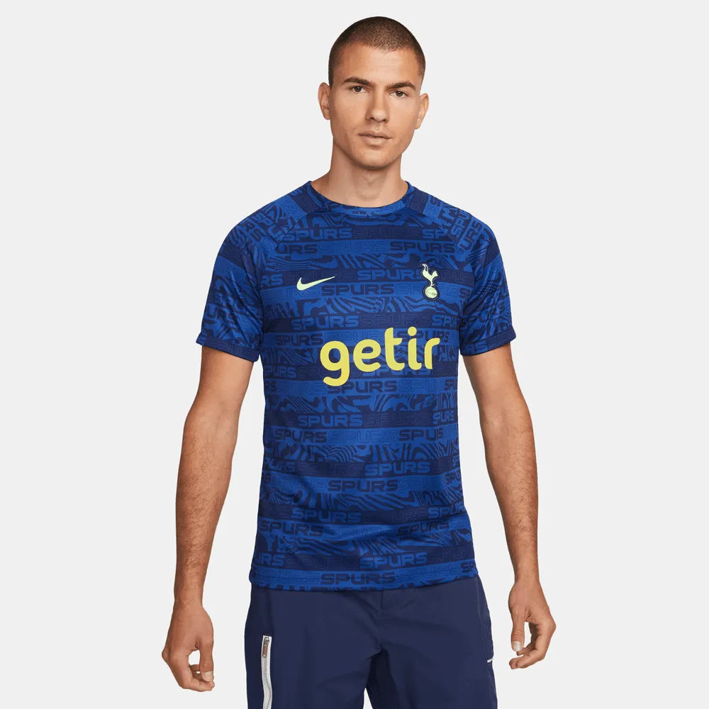 Nike 2022-23 Tottenham Pre-Match Jersey - Indigo Force-Volt (Model - Front)