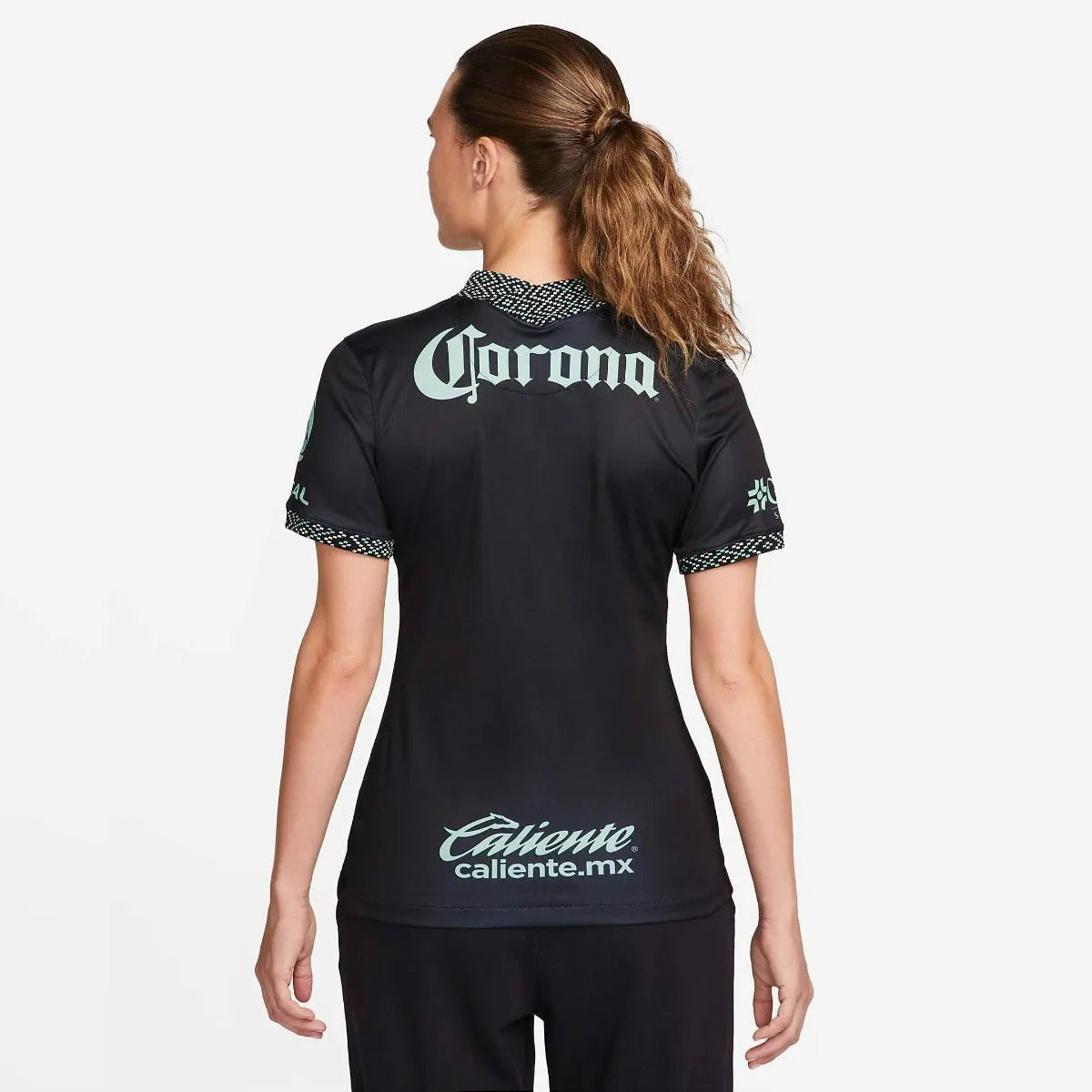 Nike 2022 Club America Women Third Jersey Black Healing Jade