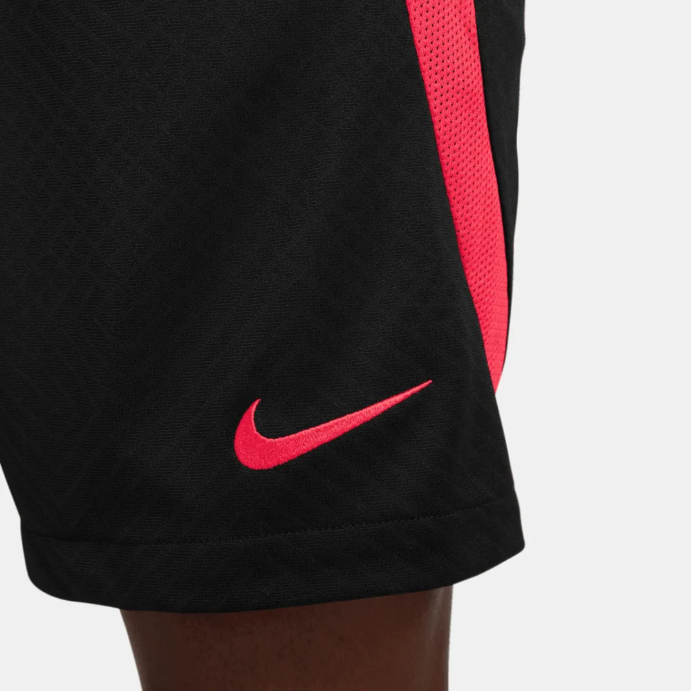 Nike 2022-23 Liverpool DF Strike Shorts - Black-Siren Red (Detail 4)
