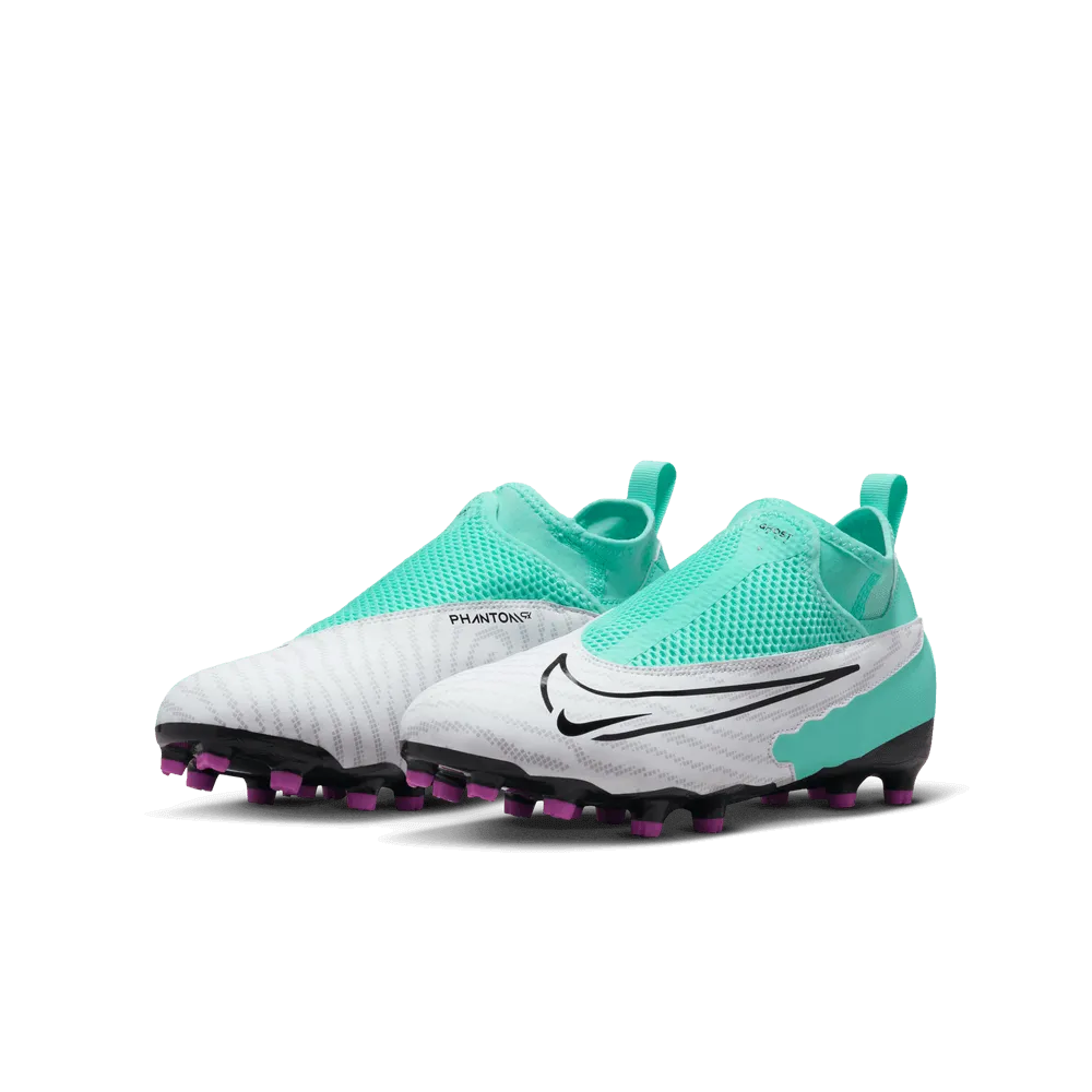 Nike Jr Phantom GX Academy DF FG-MG - Peak Ready Pack (HO23) (Pair - Lateral)