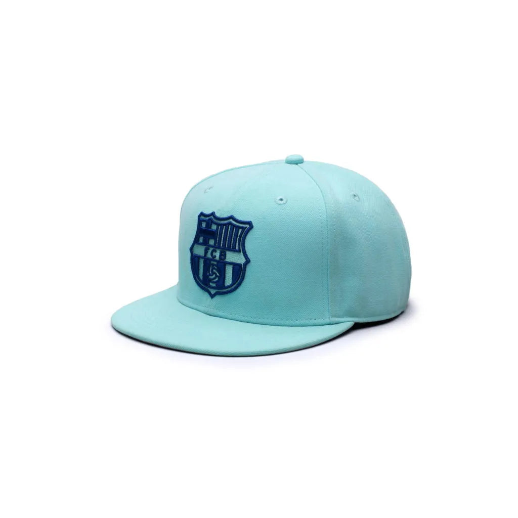 Fan Ink Collection Barcelona Retro Capsule Snapback Hat - Blue Tint