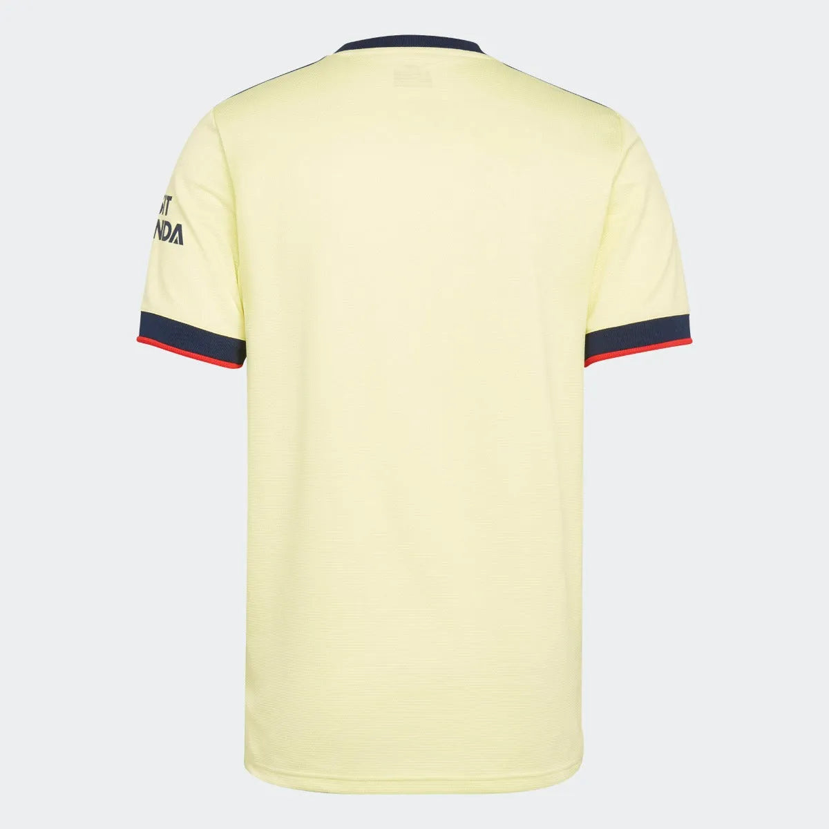 Adidas 2021-22 Arsenal Away Jersey - Pearl Citrine (Back)