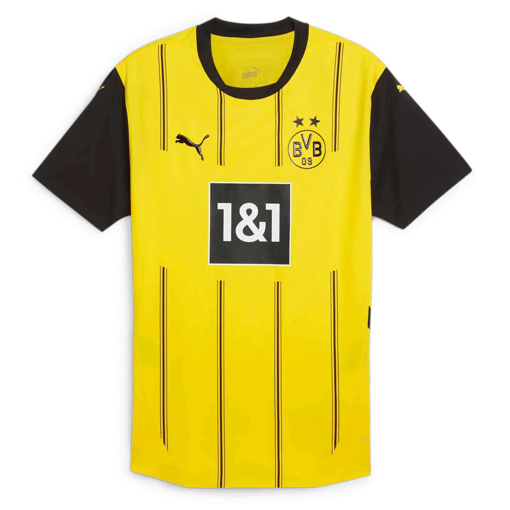 Puma 2024-25 Borussia Dortmund Men's Authentic Home Jersey (Front)
