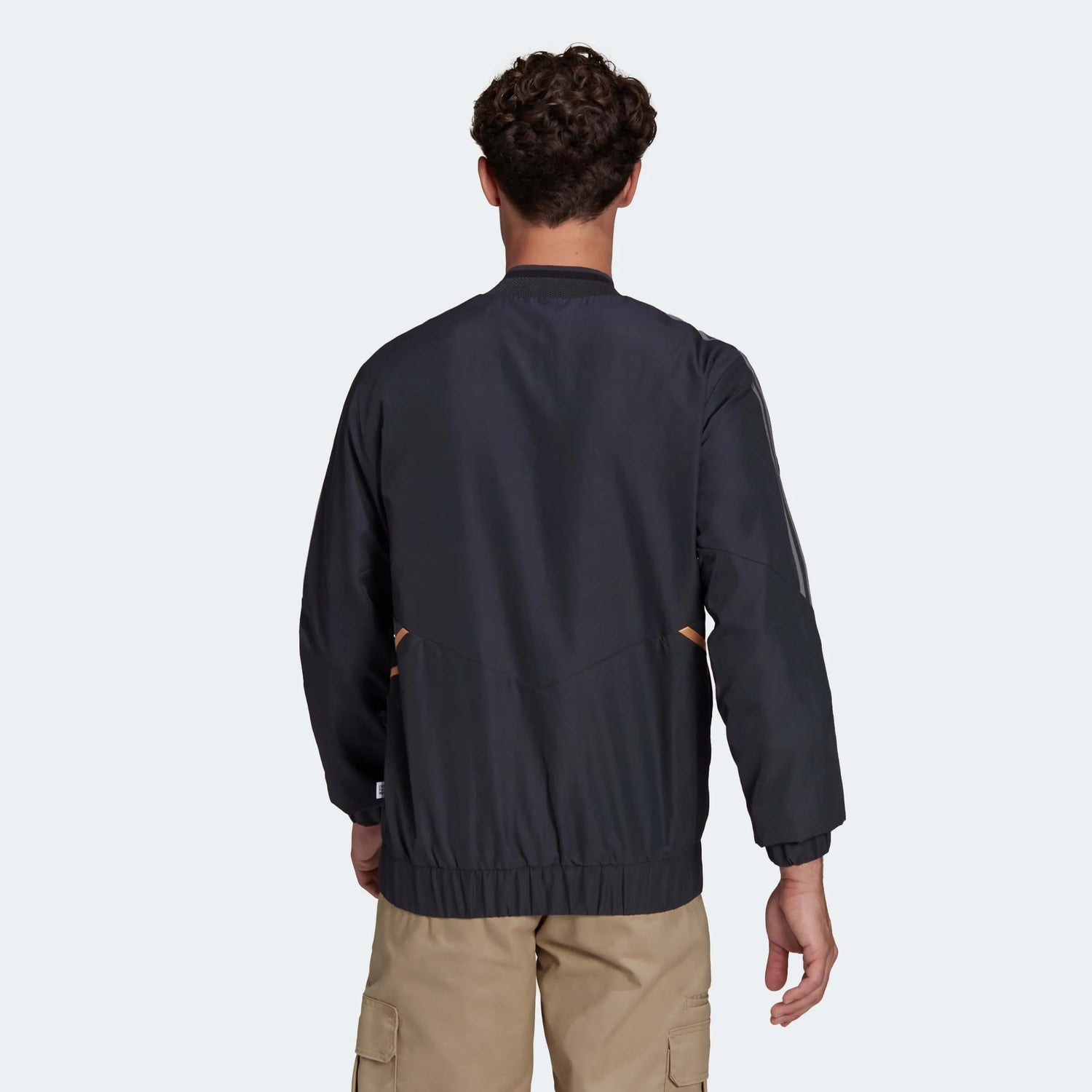 adidas 2022-23 Arsenal Condivo Anthem Jacket - Carbon (Model - Back)