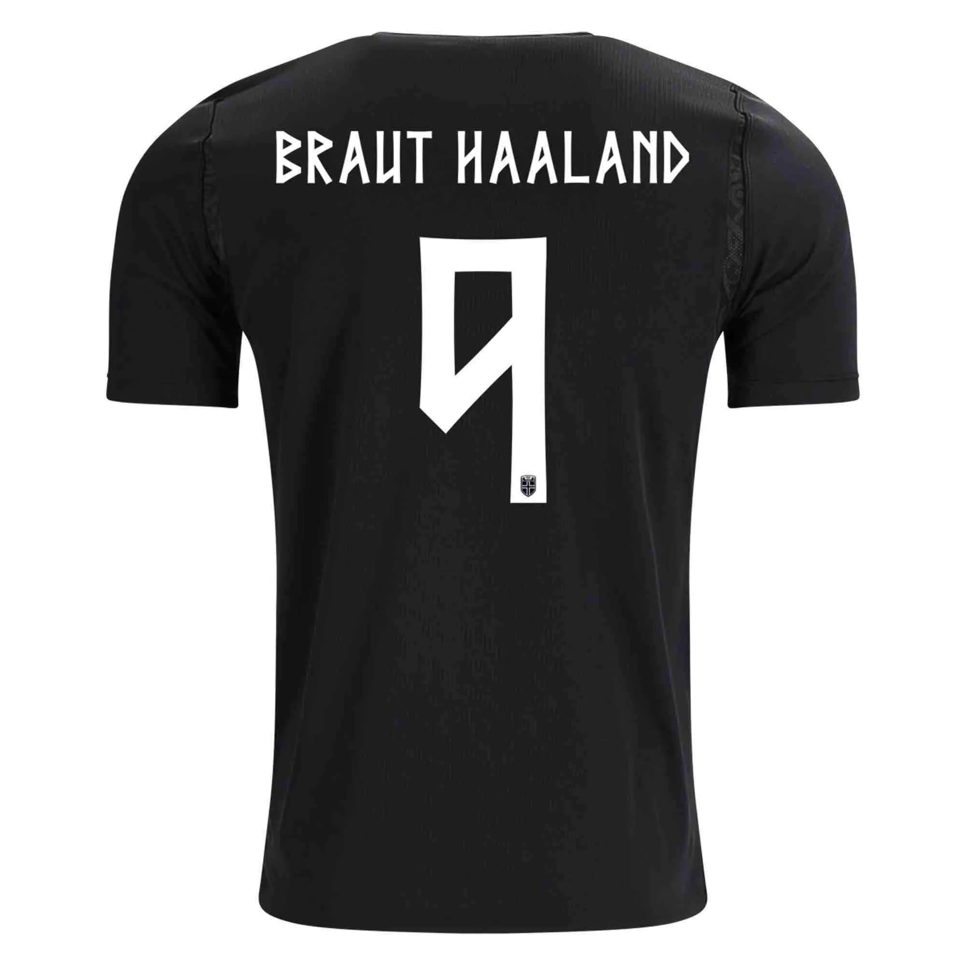 Nike 2026 Norway Men's Stadium Away Soccer Jersey (Braut Haaland)