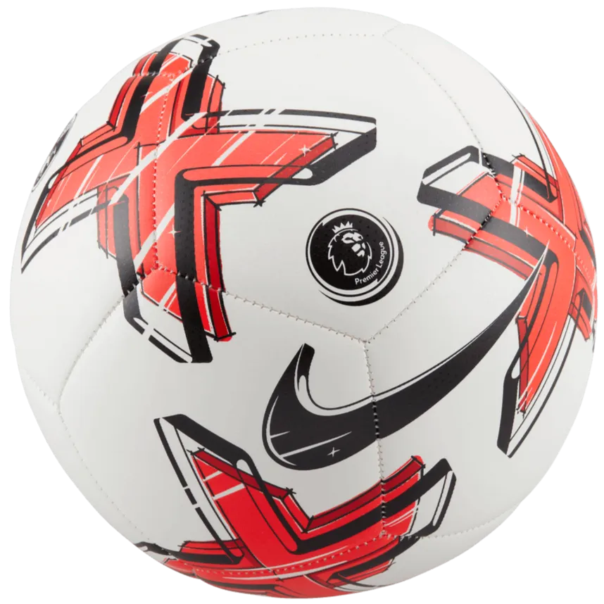 Nike 2022-23 EPL Academy Ball - White-Crimson-Black (Front)
