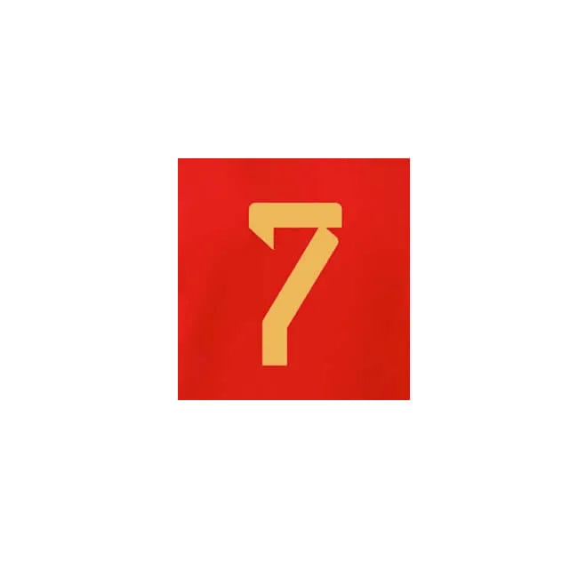 Belgium 2022-23 Home De Bruyne #7 Jersey Name Set (Front)