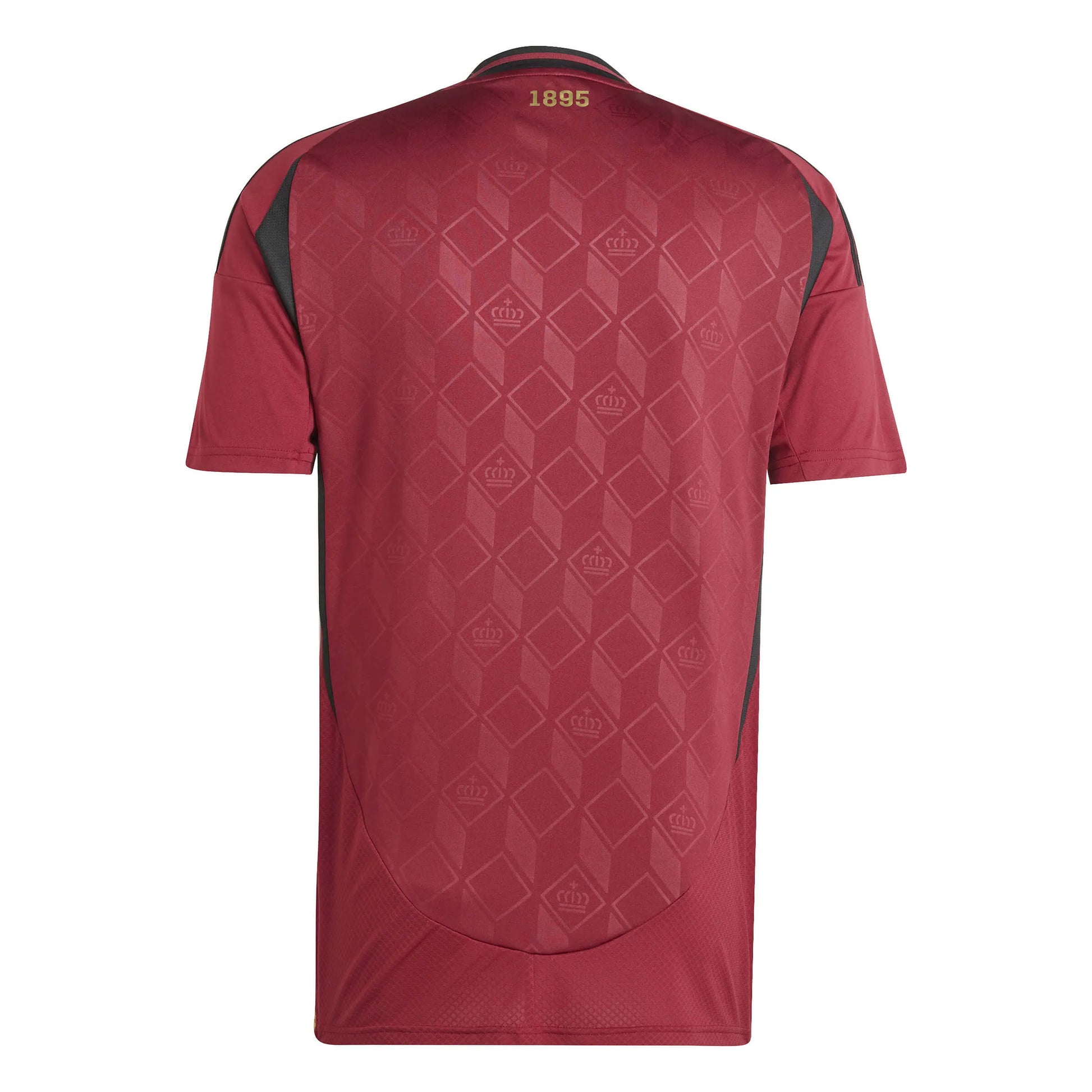adidas 2024-25 Belgium Men's Stadium Home Jersey (Back)