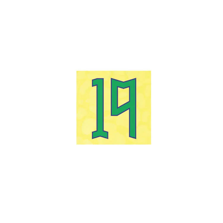 Brazil 2022-23 Home Antony #19 Jersey Name Set (Front)