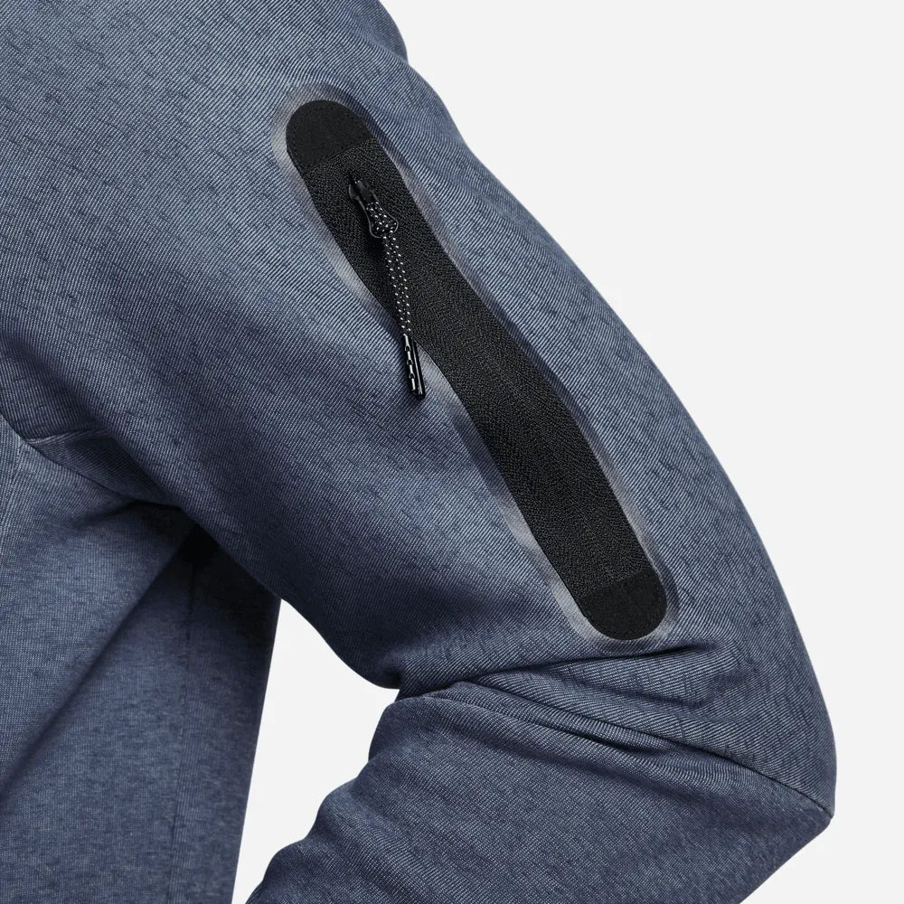 Nike 2023-24 Barcelona Men's NSW Techfleece Full Zip Hoodie (Detail 2)