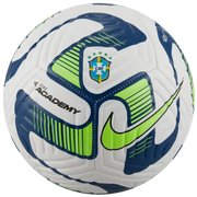 Nike 2023 Academy CBF Training Ball - White-Navy-Lime (Front)