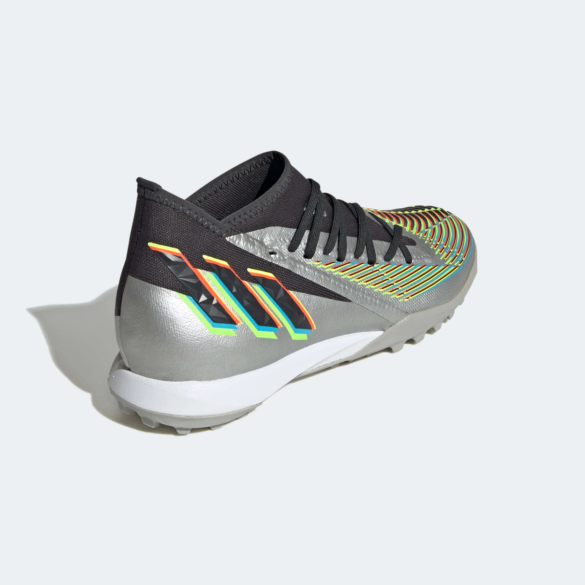 adidas Predator Edge.3 Turf - Silver-Black (Diagonal 2)