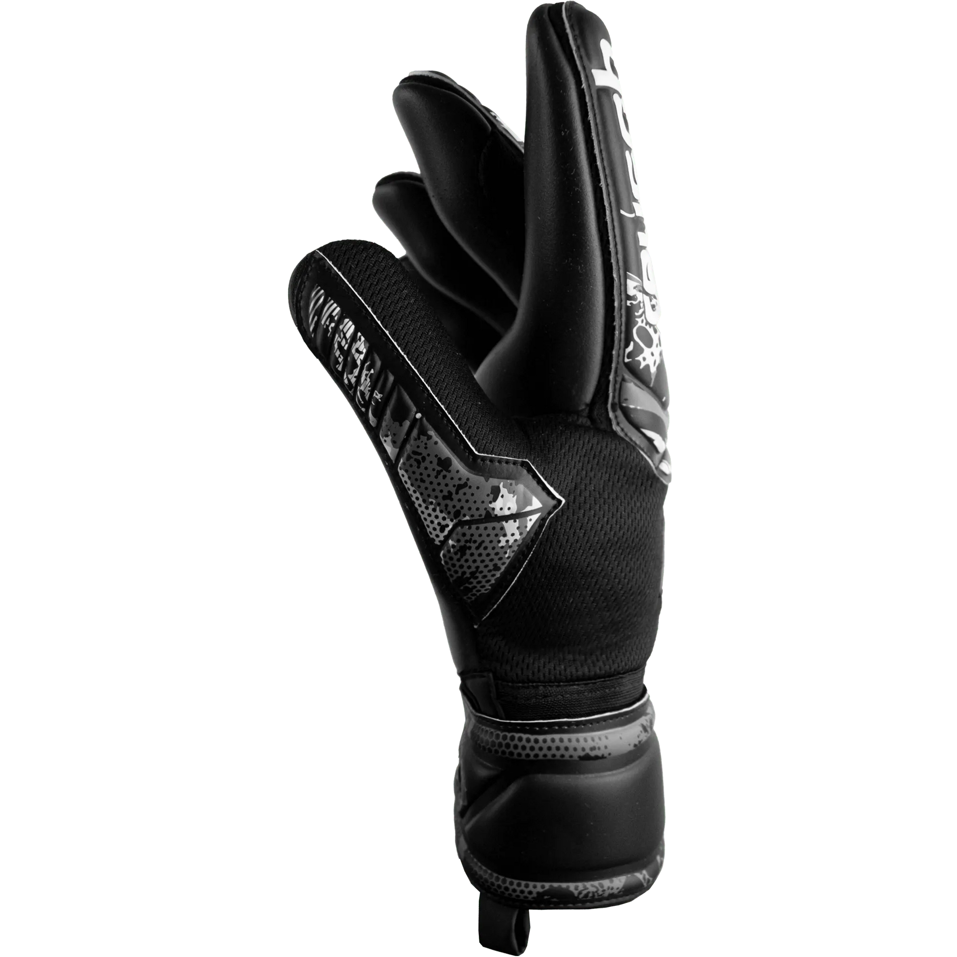 Reusch JR Attrakt Infinity FS Goalkeeper Gloves Black (Single - Side)